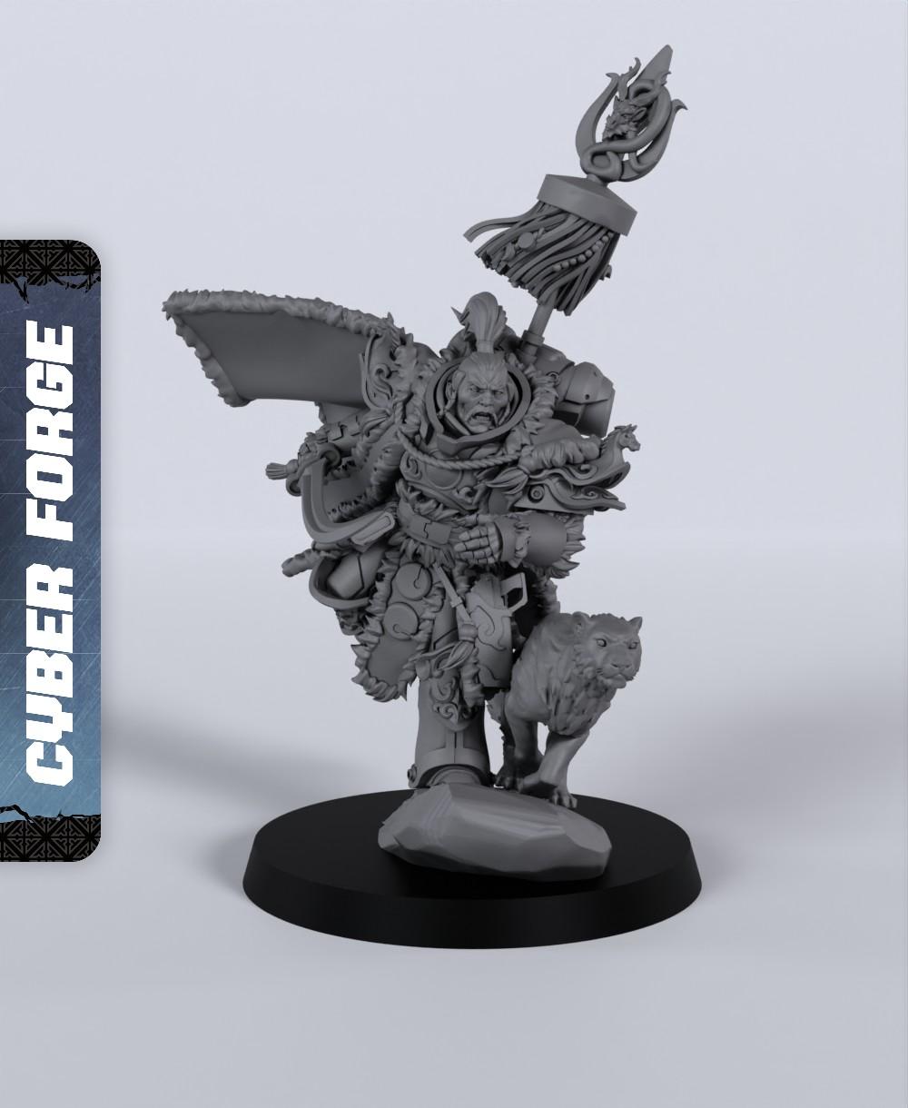 Vaghadae the Great - With Free Cyberpunk Warhammer - 40k Sci-Fi Gift Ideas for RPG and Wargamers 3d model