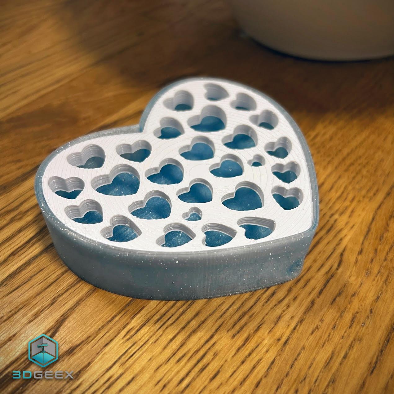 Heart Shaped Soap Dish 3d model