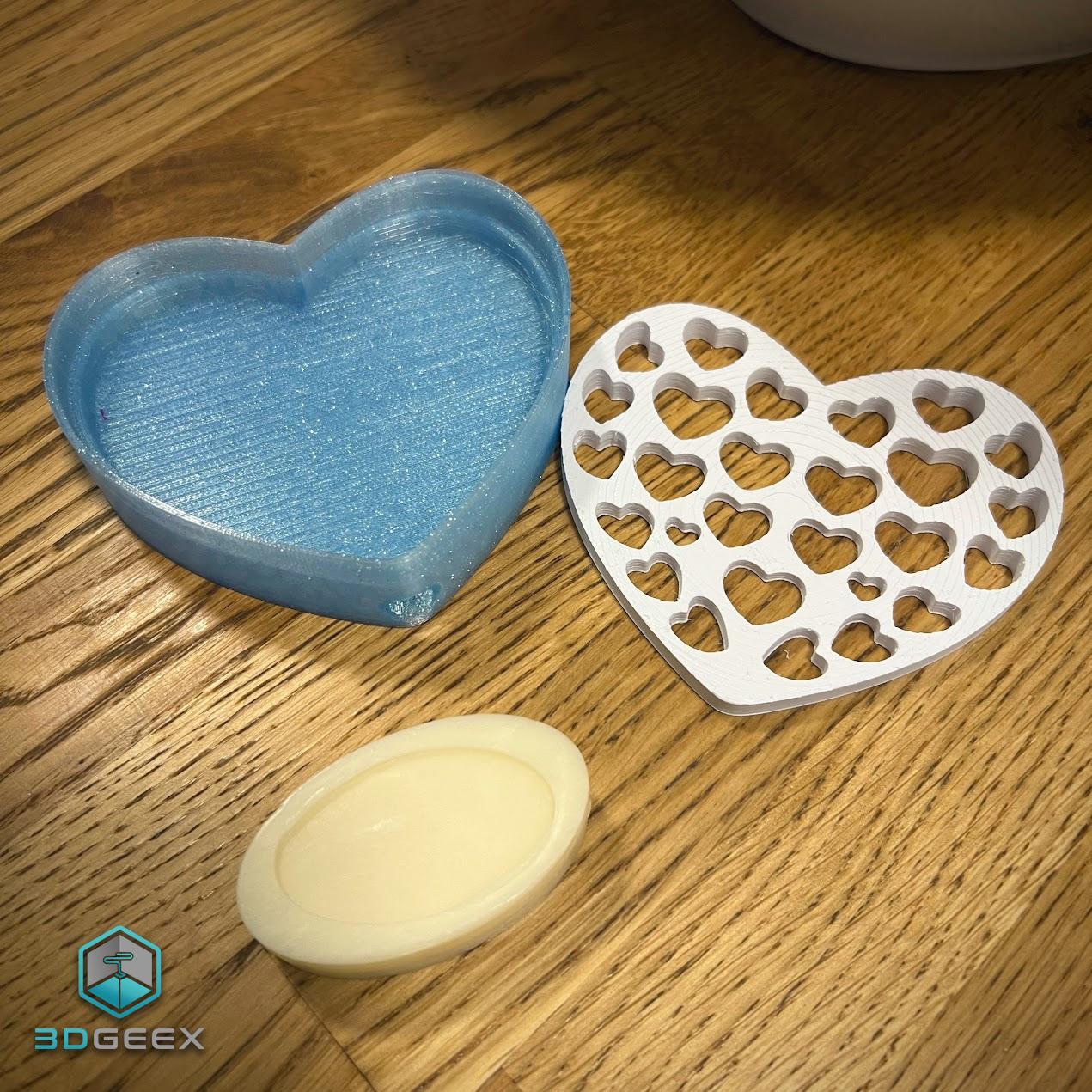Heart Shaped Soap Dish 3d model