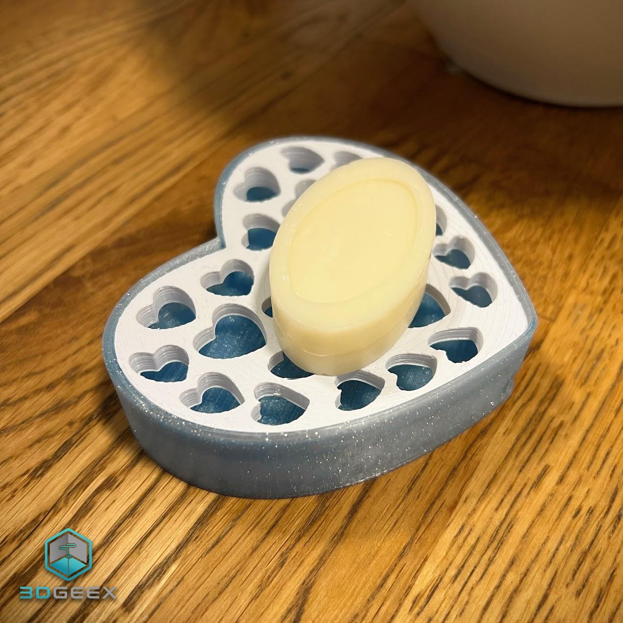 Heart Shaped Soap Dish 3d model