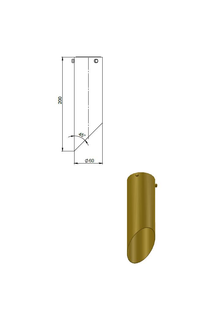 Lp brass spot by Pikartlights sku. 26267 3d model