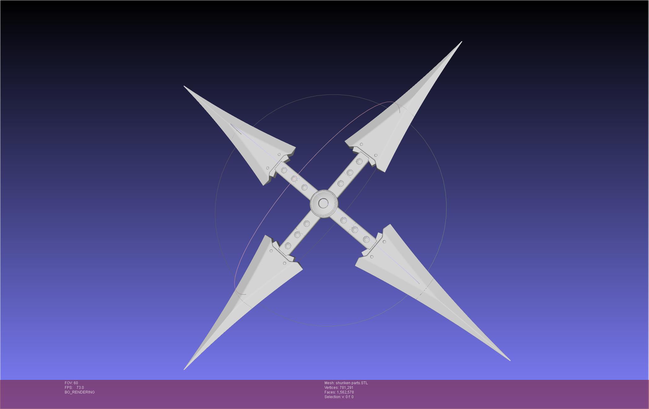 Final Fantasy VII Yuffie Shuriken 3d model