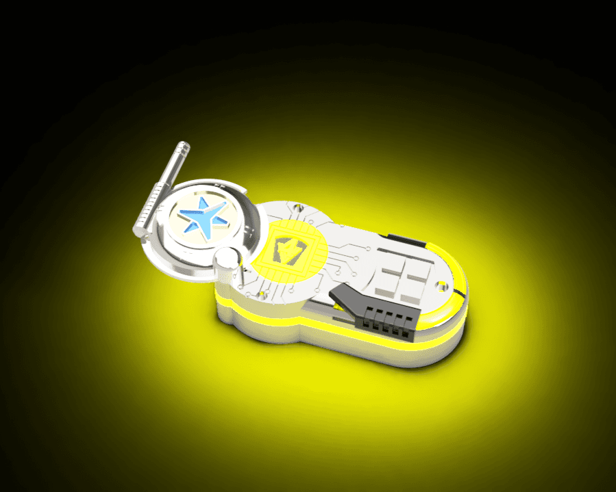 Lightspeed Rescue Morpher with LEDs 3d model