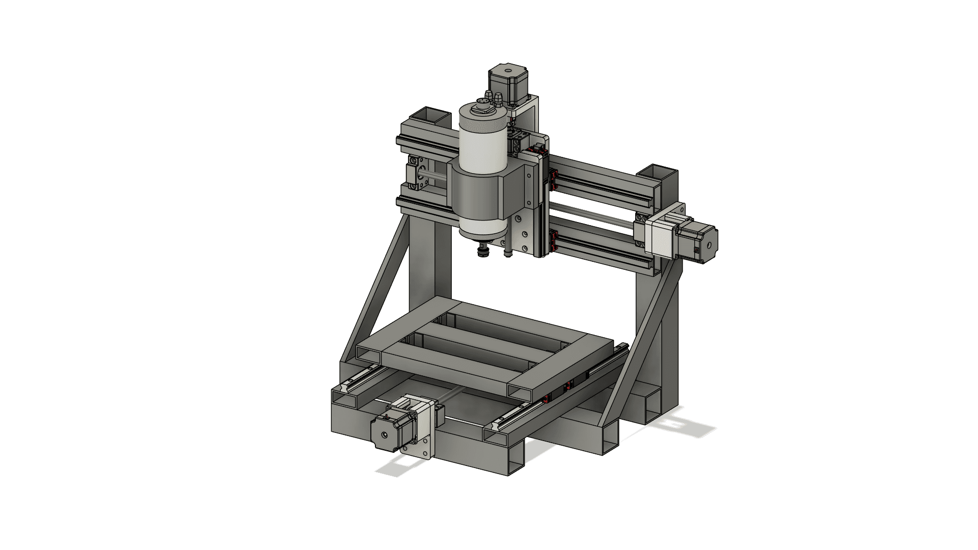 Compact DIY CNC (Mostly metal) 3d model