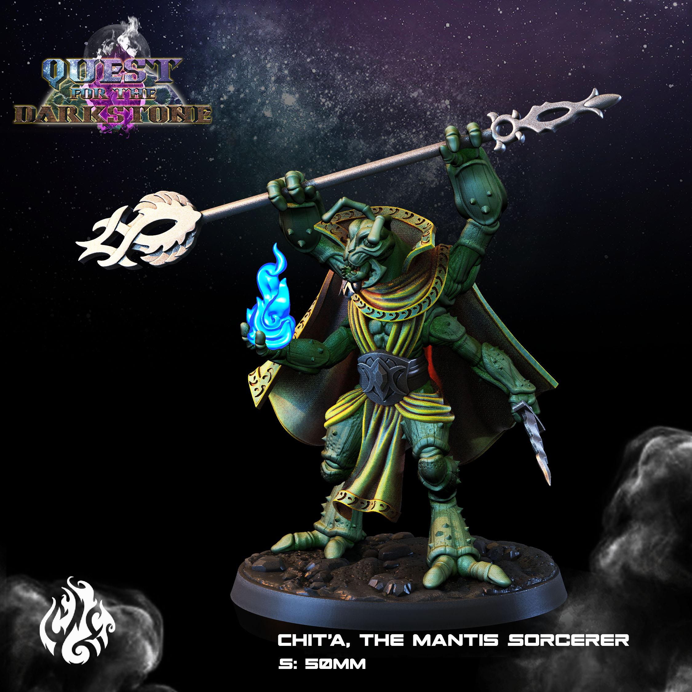 Chit'a, the Mantis Sorcerer 3d model