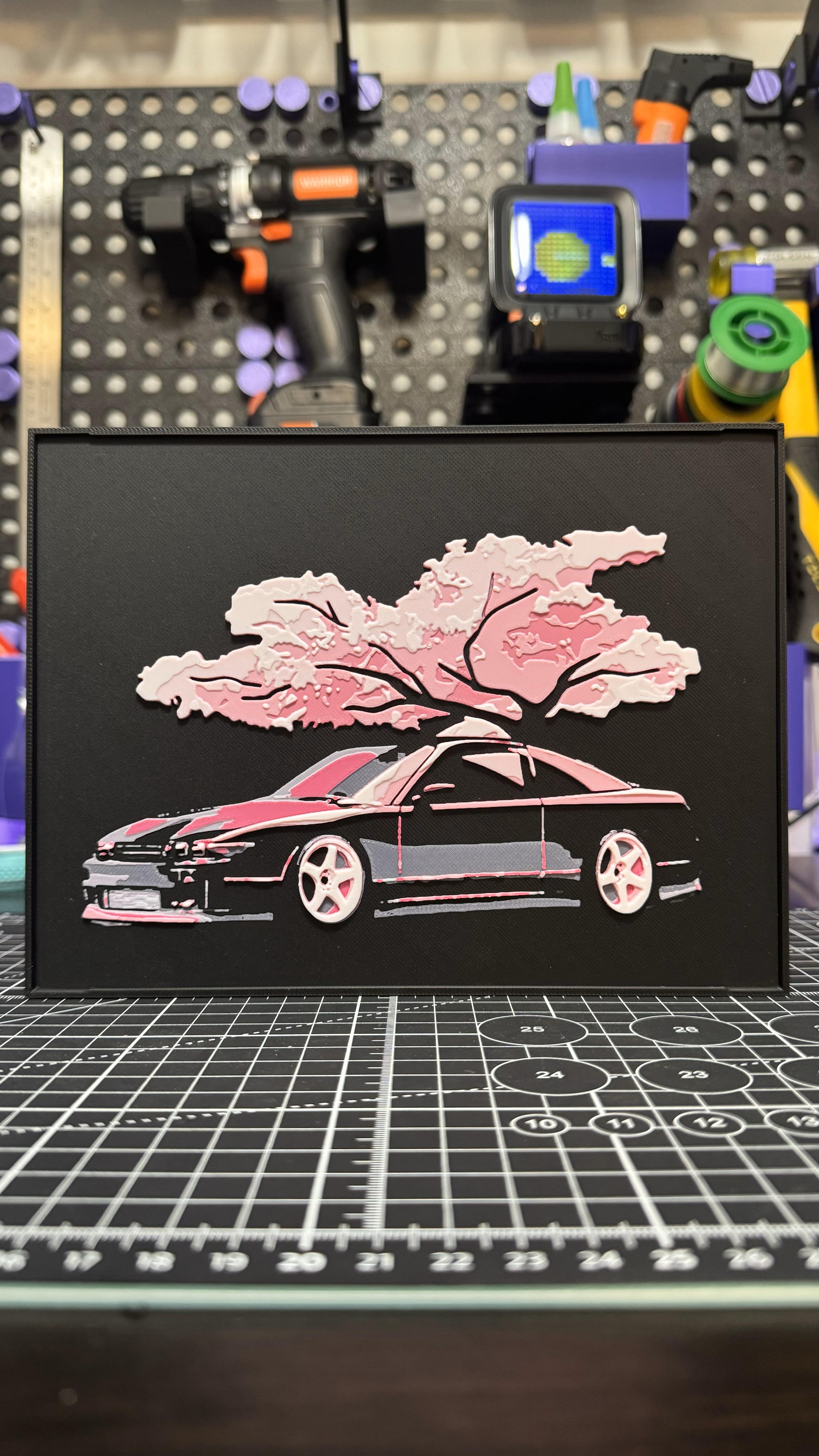 Framed Silvia 3d model