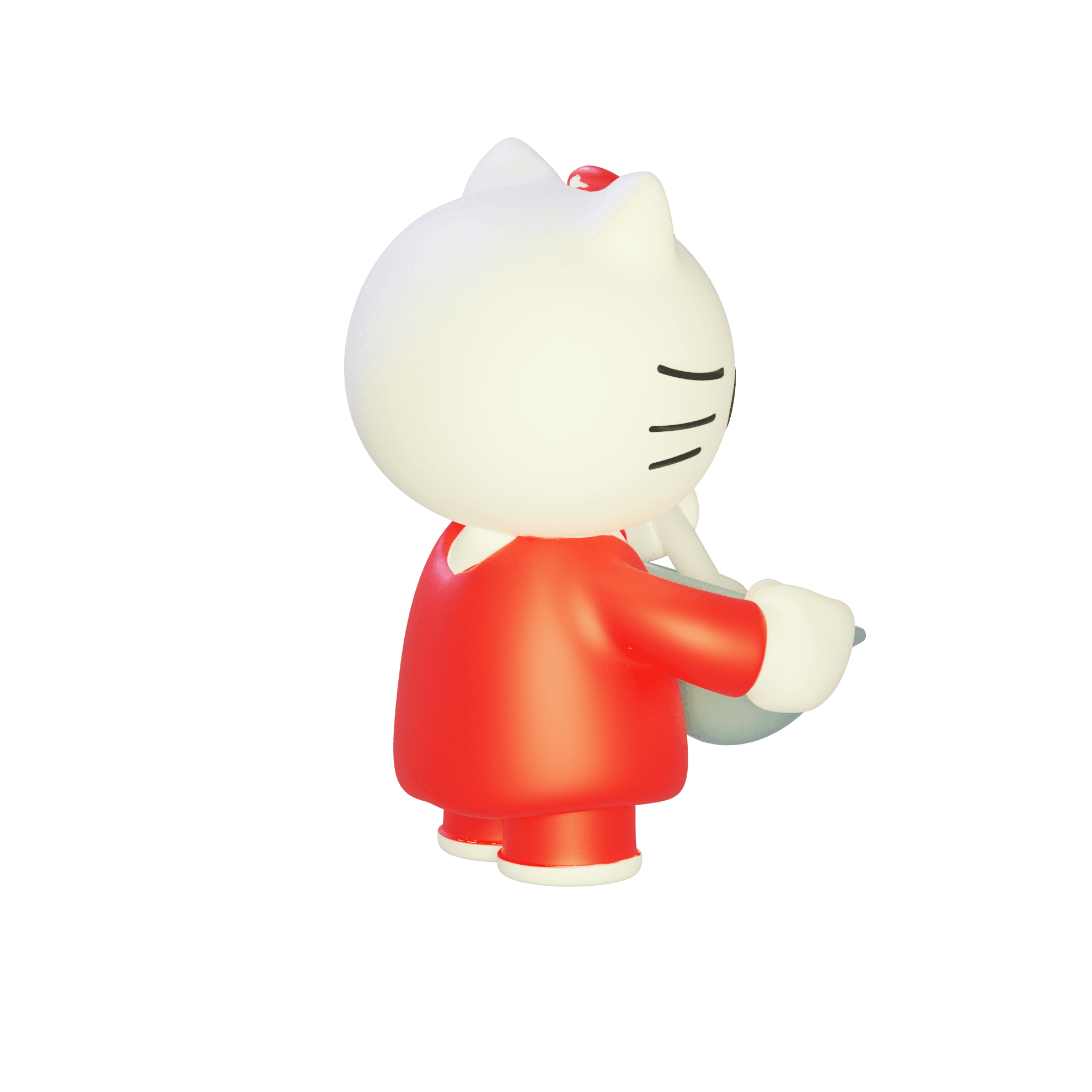 Hello Kitty Cook  3d model