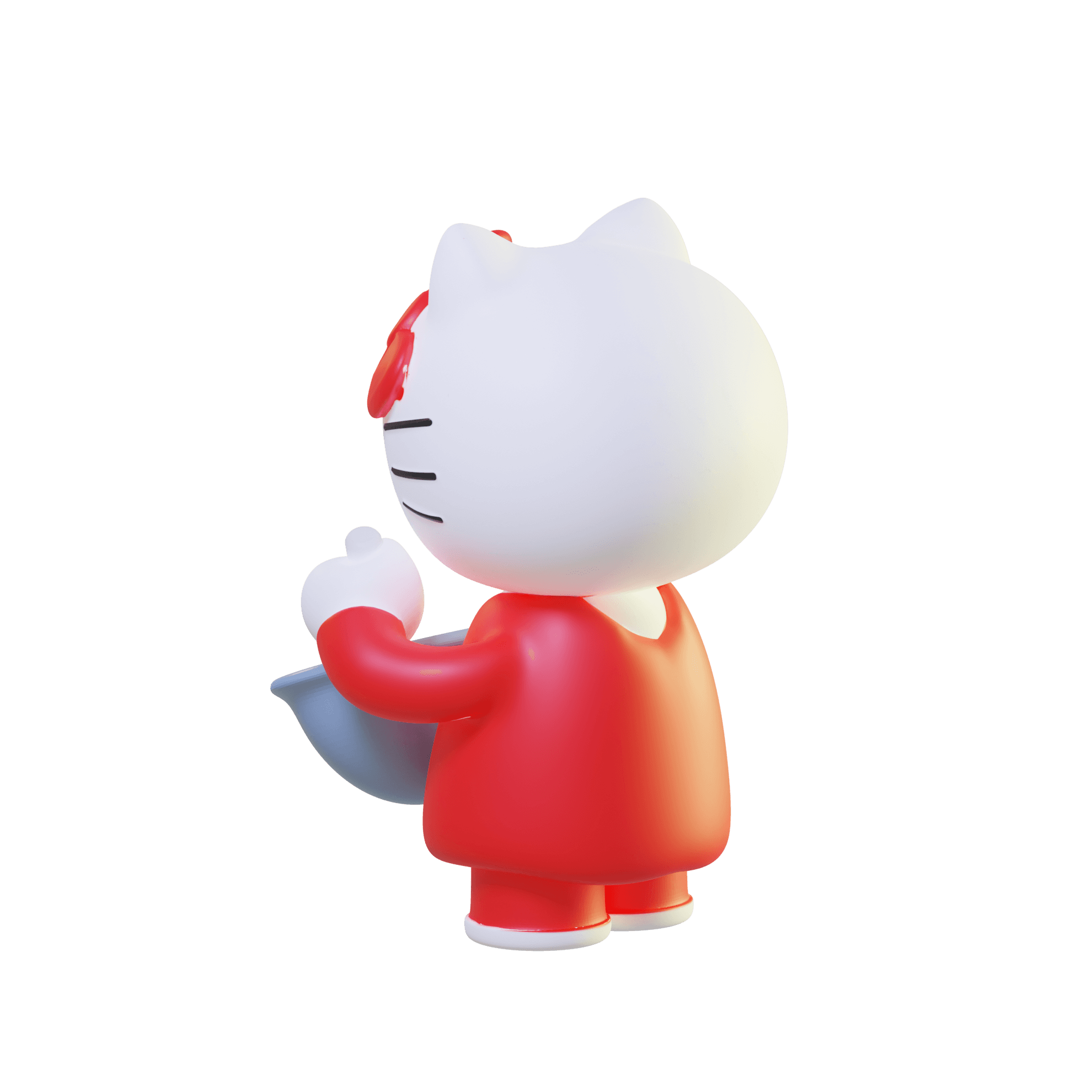 Hello Kitty Cook  3d model