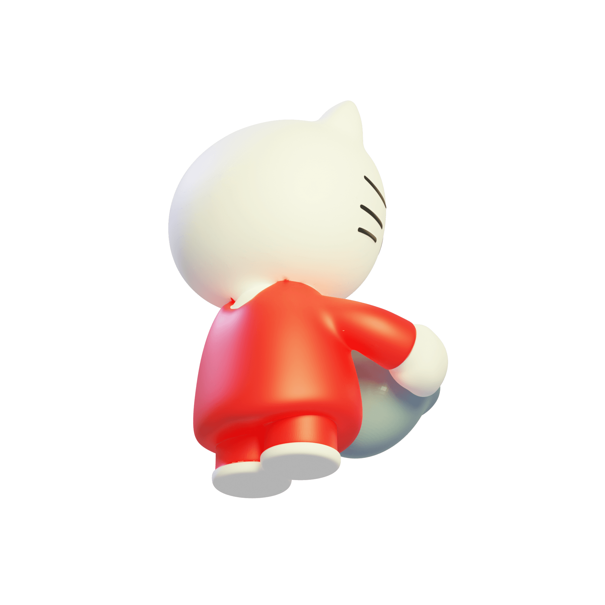 Hello Kitty Cook  3d model