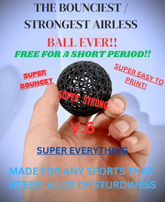 The SUPER EVERYTHING Airless Ball 3d model