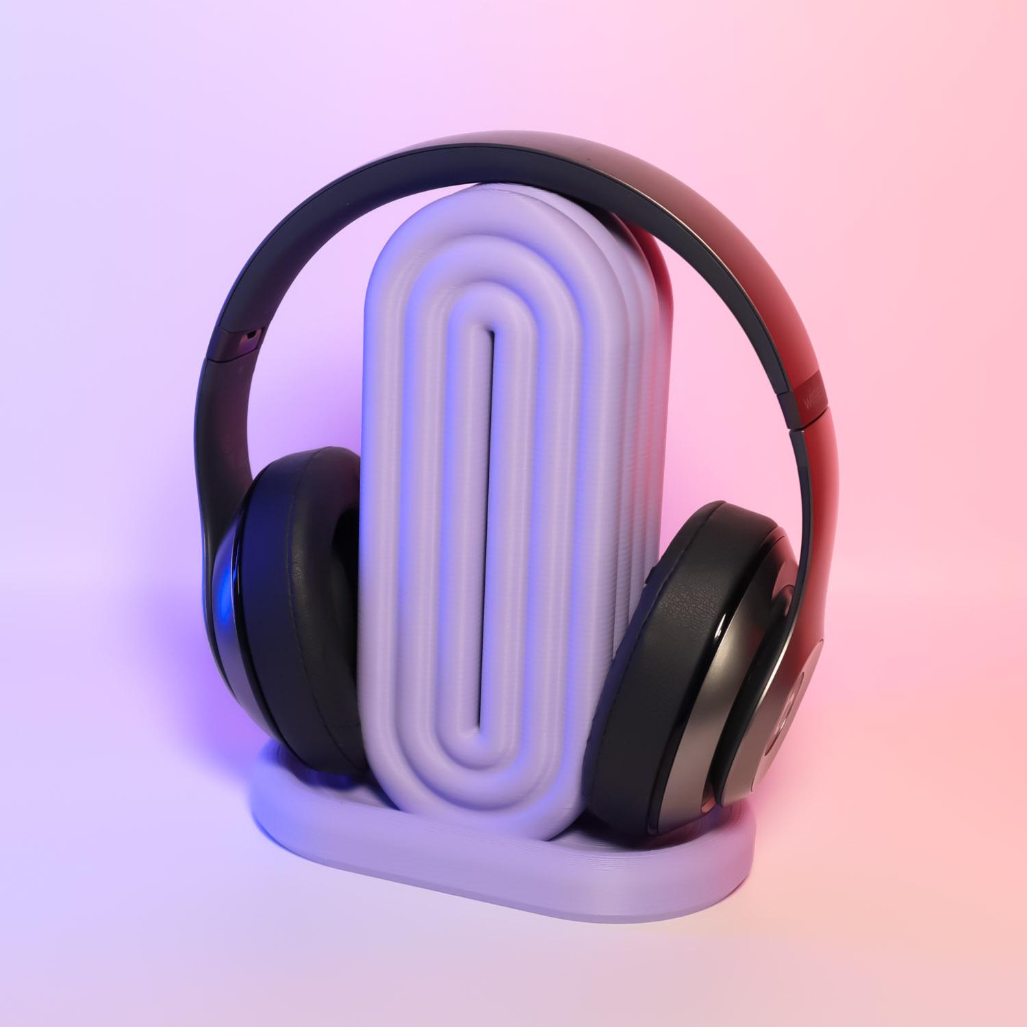 Rainbow Headphone Holder 3d model