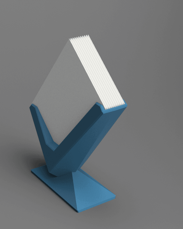 Angular Business Card Holder 3d model