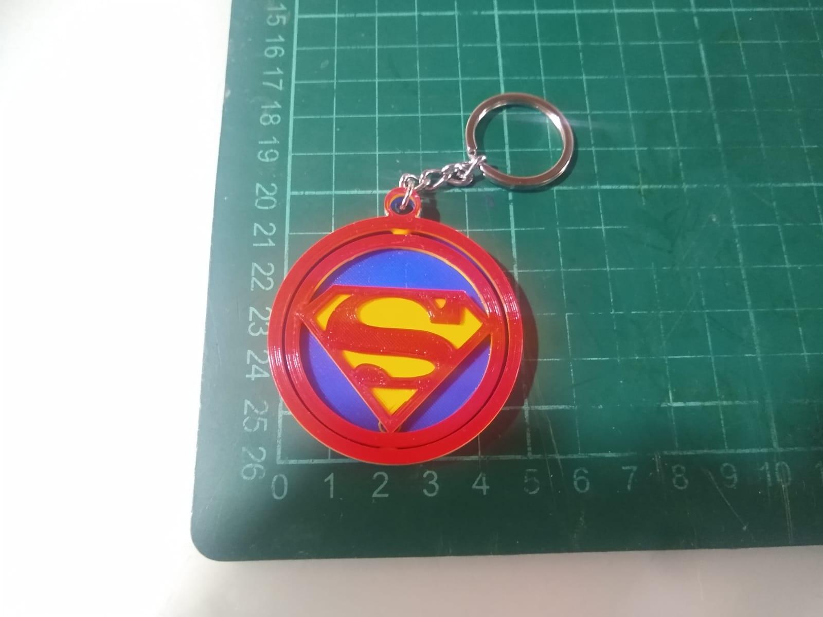 Superman keychain 3d model