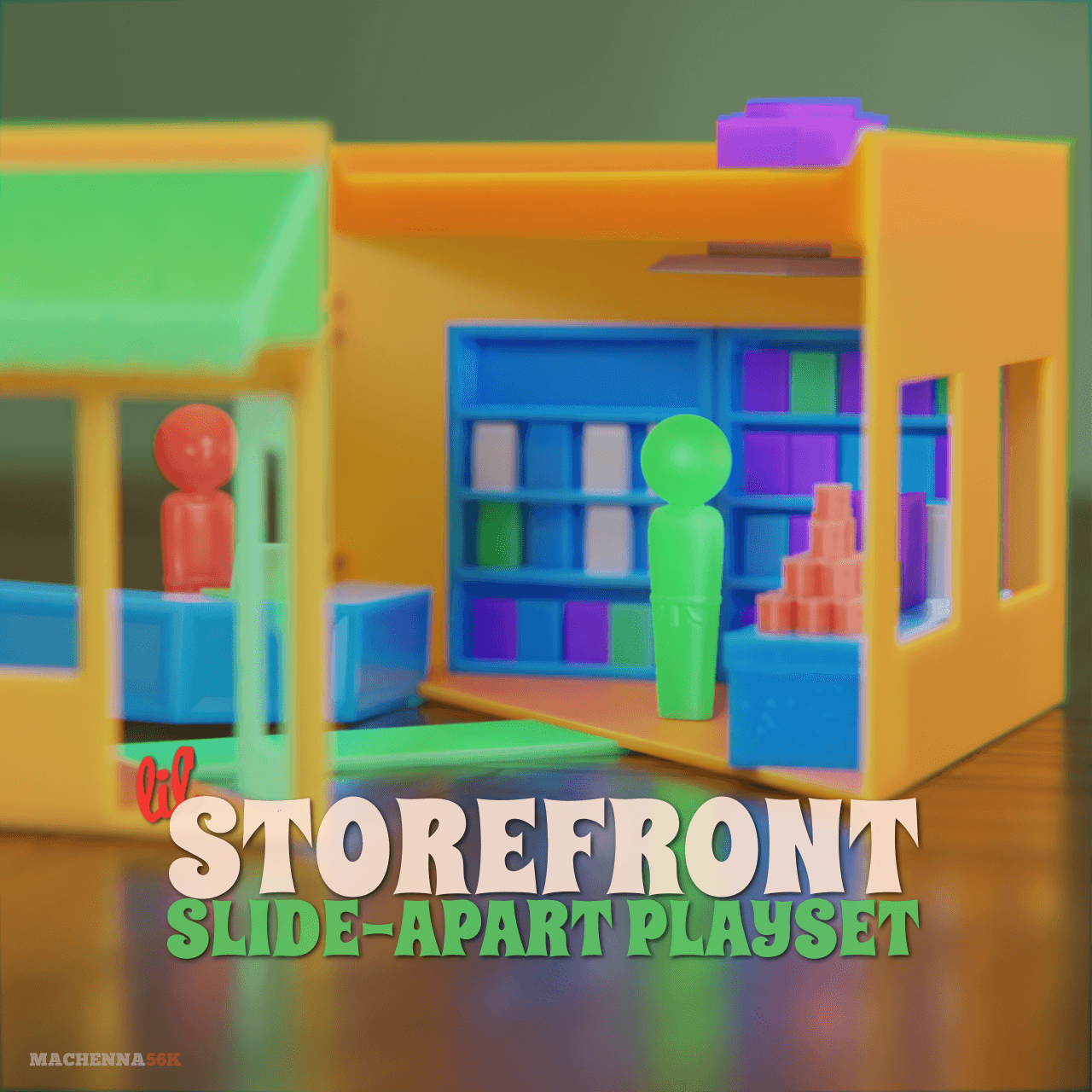 Lil' Storefront | Slide 3d model