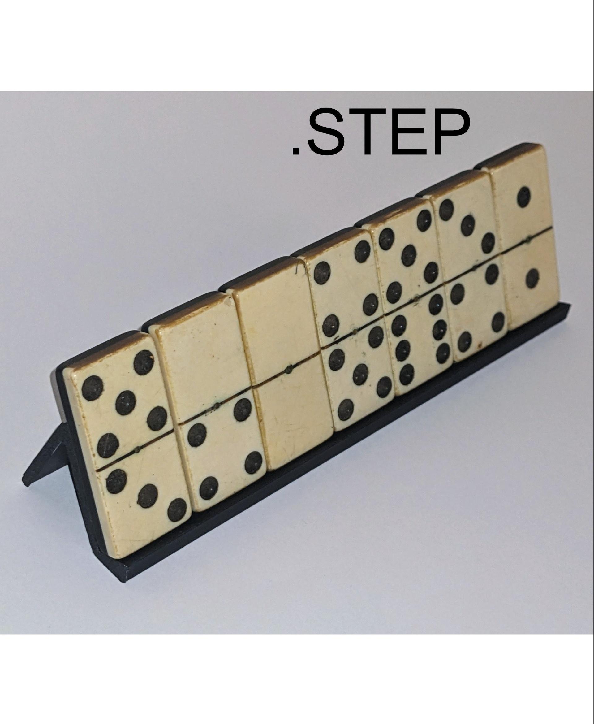 Domino Holder  - domino stand - 3d model