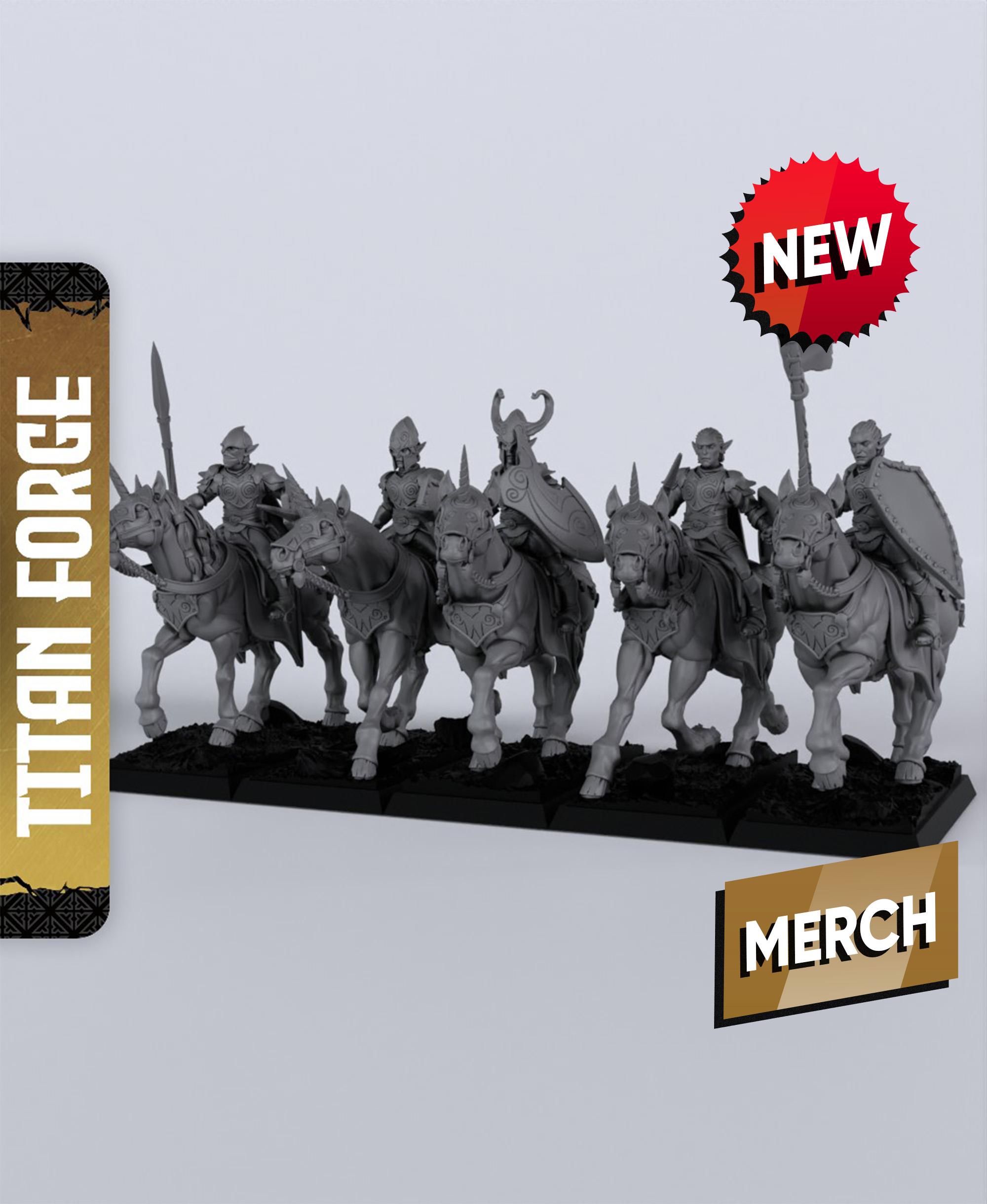 Heath Riders - With Free Dragon Warhammer - 5e DnD Inspired for RPG and Wargamers 3d model