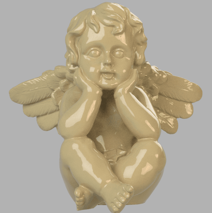 Cherub angel boy 3d model