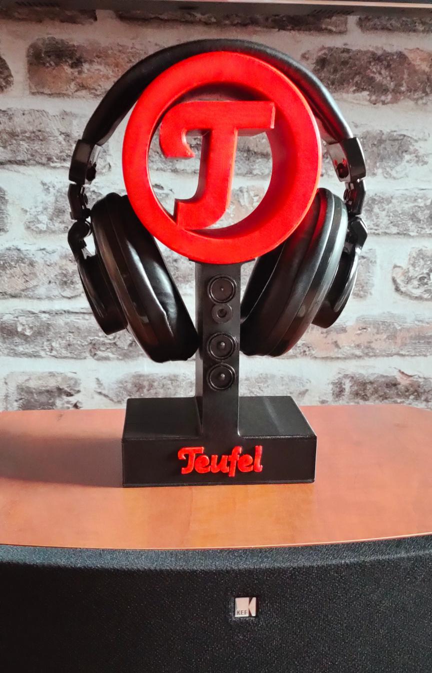 Teufel audio headphone stand holder Kopfhörer Halter Halterung 3d model