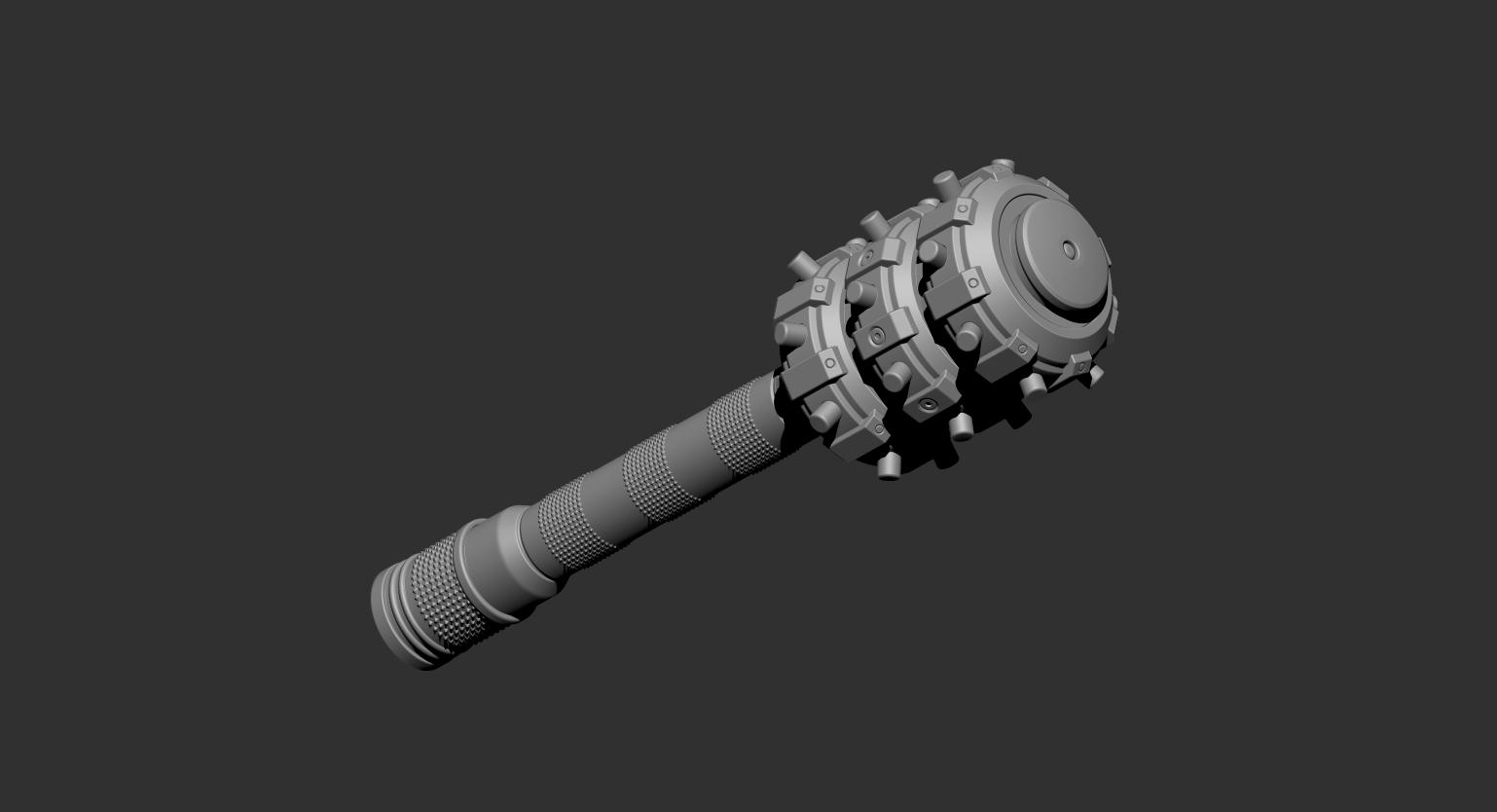 Helldiver grenade 3d model