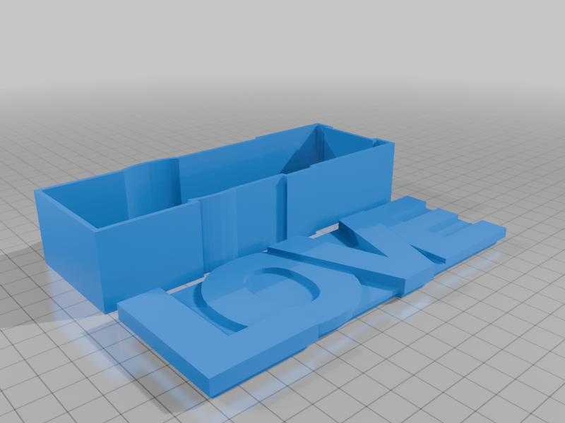 LOVE box 3d model