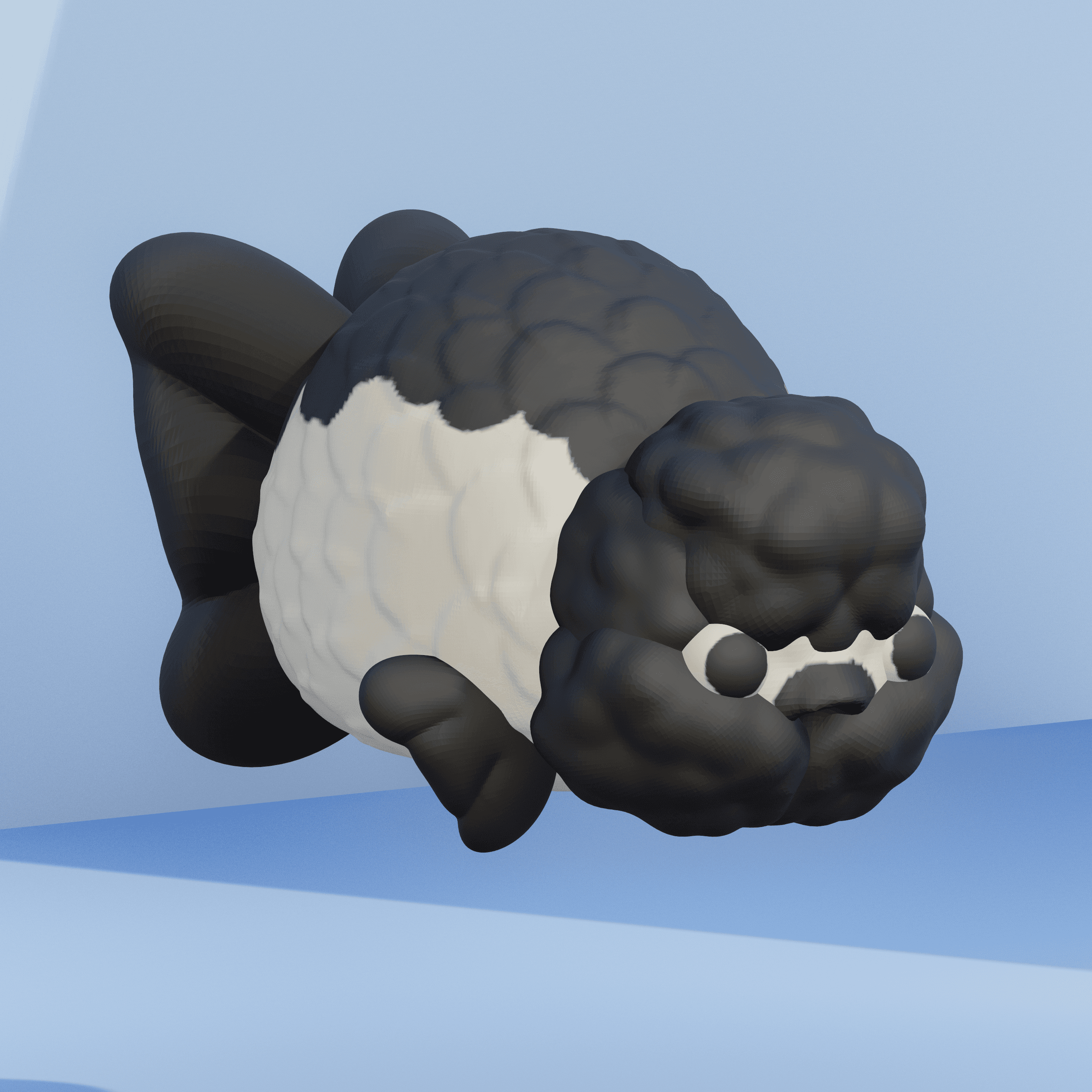 Ranchu Goldfish 3d model