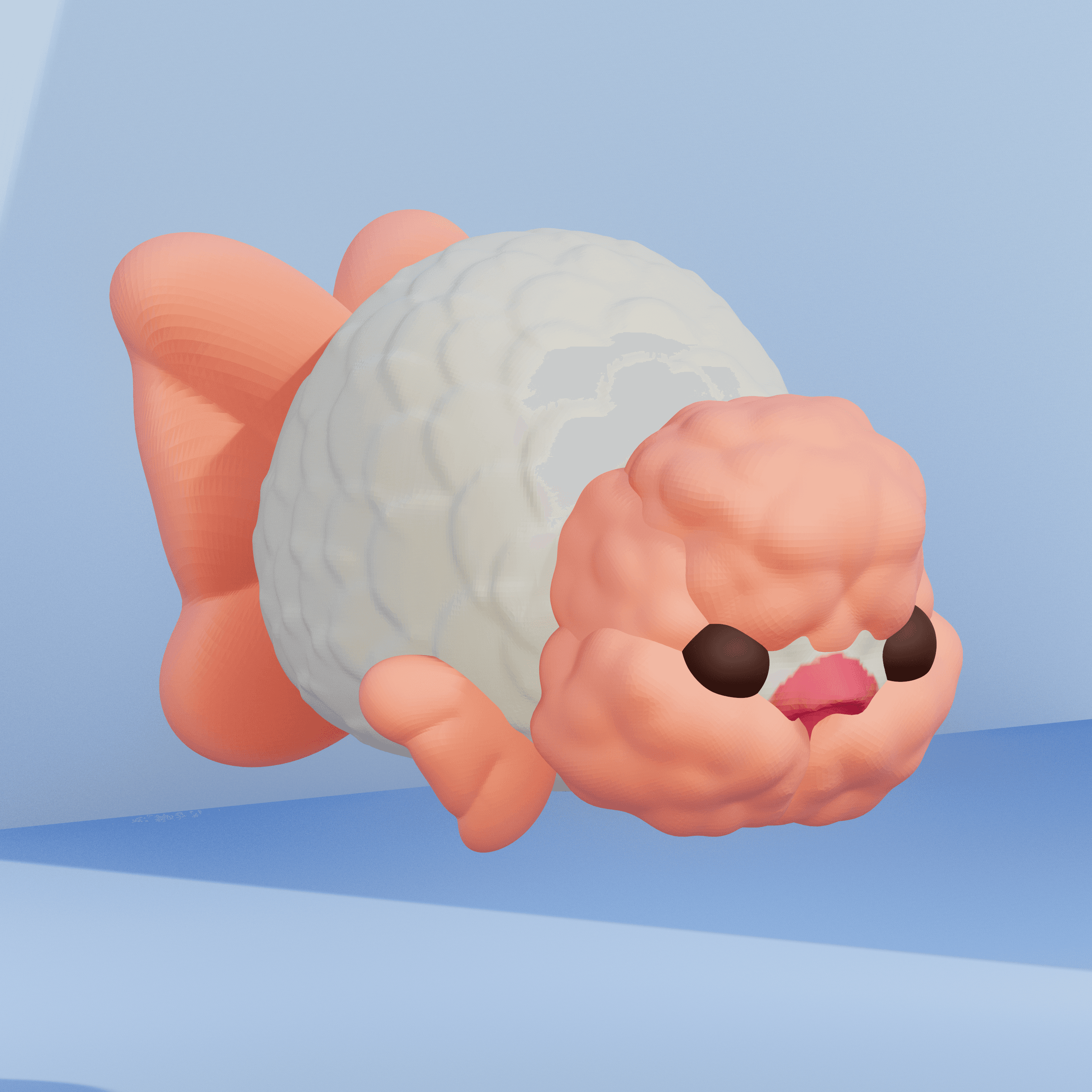 Ranchu Goldfish 3d model