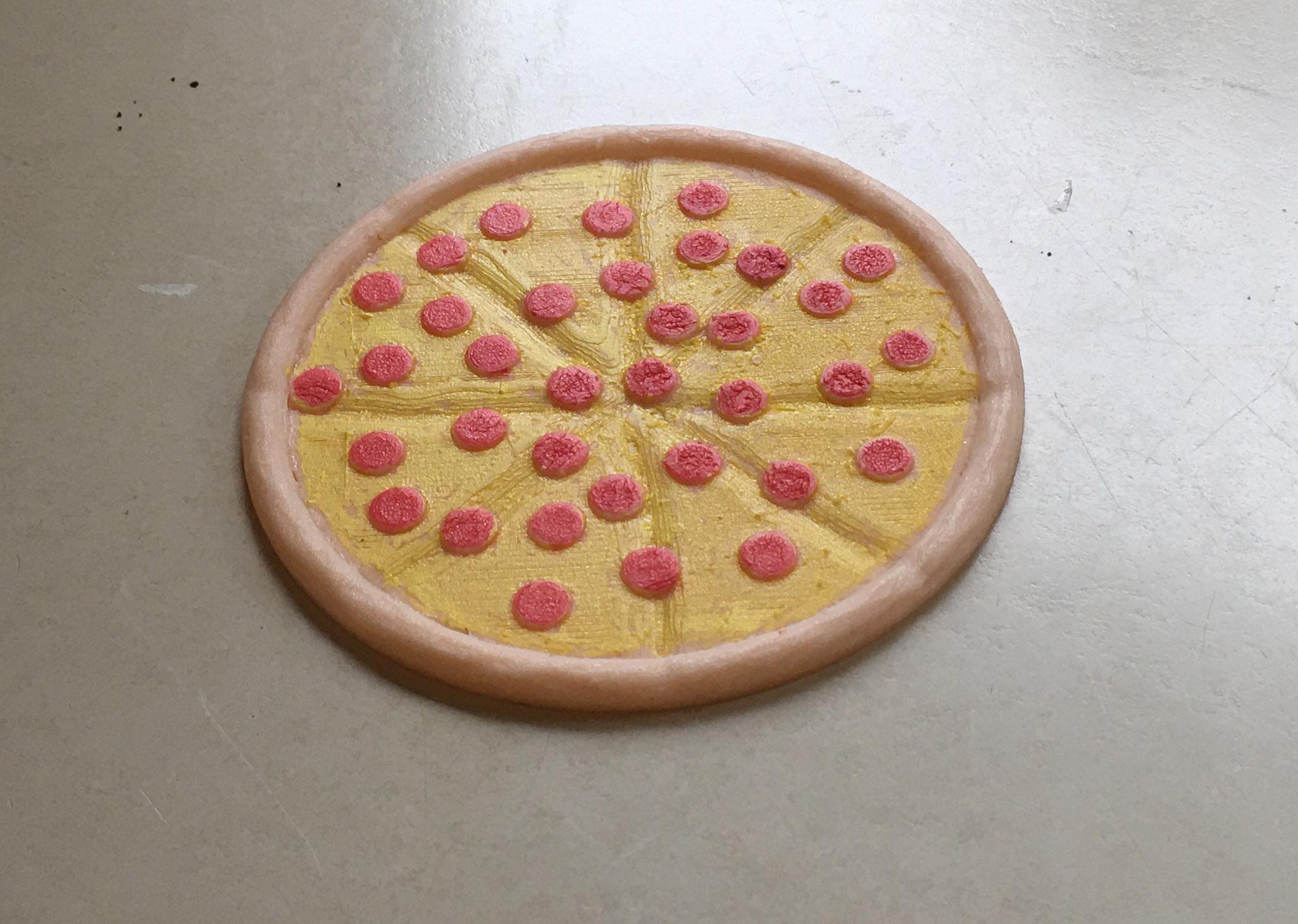 Pizza Coaster 3d model