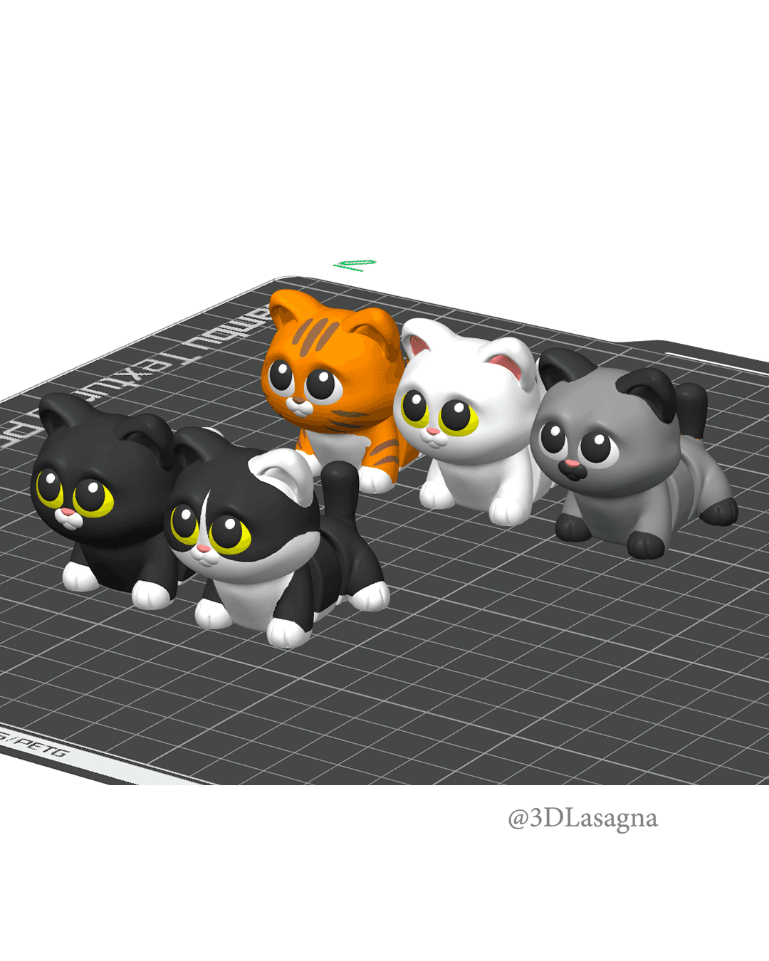 3DL Flexi Cat 3d model