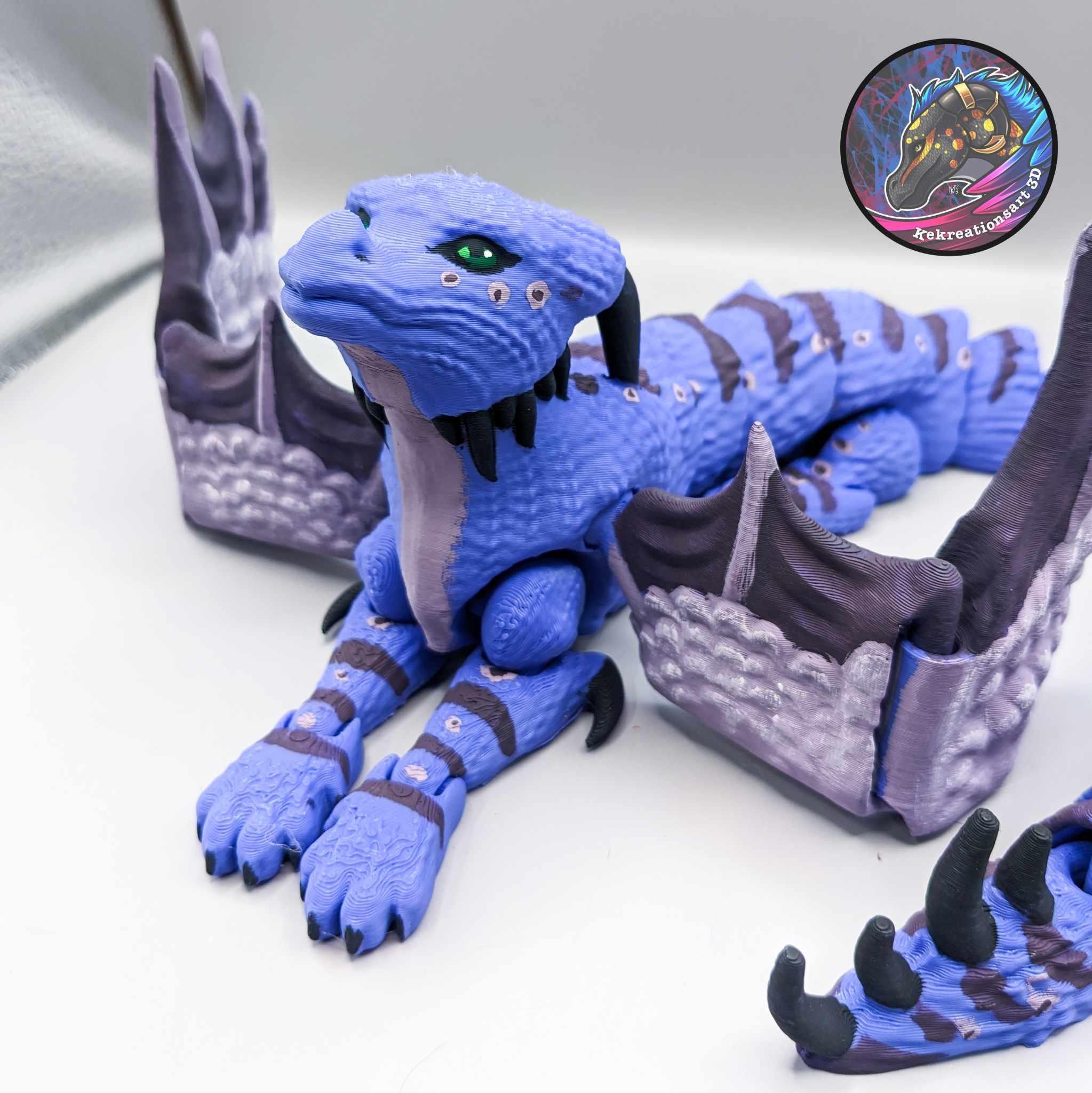 Flexi Lyra Dragon 3d model