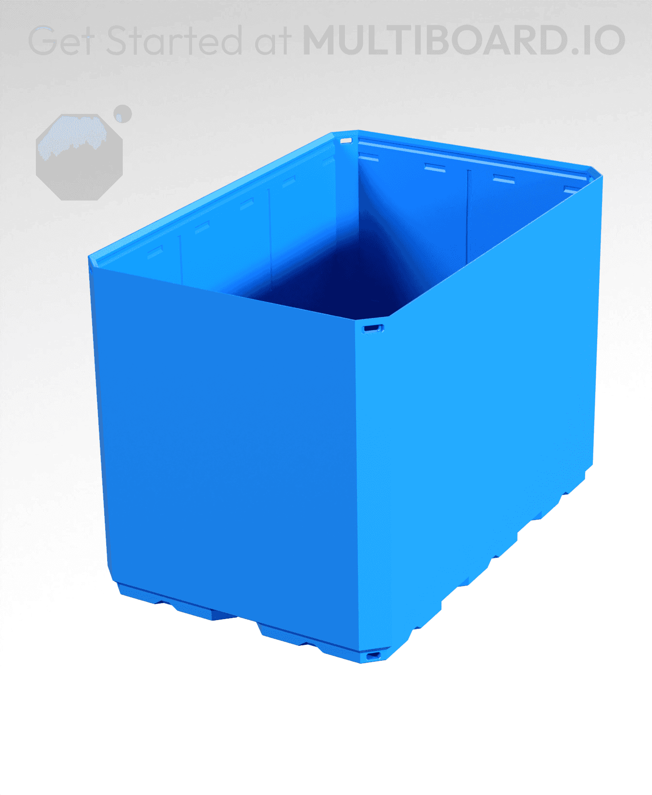 2x3x2 - Simple Walls - Multibin Shell 3d model