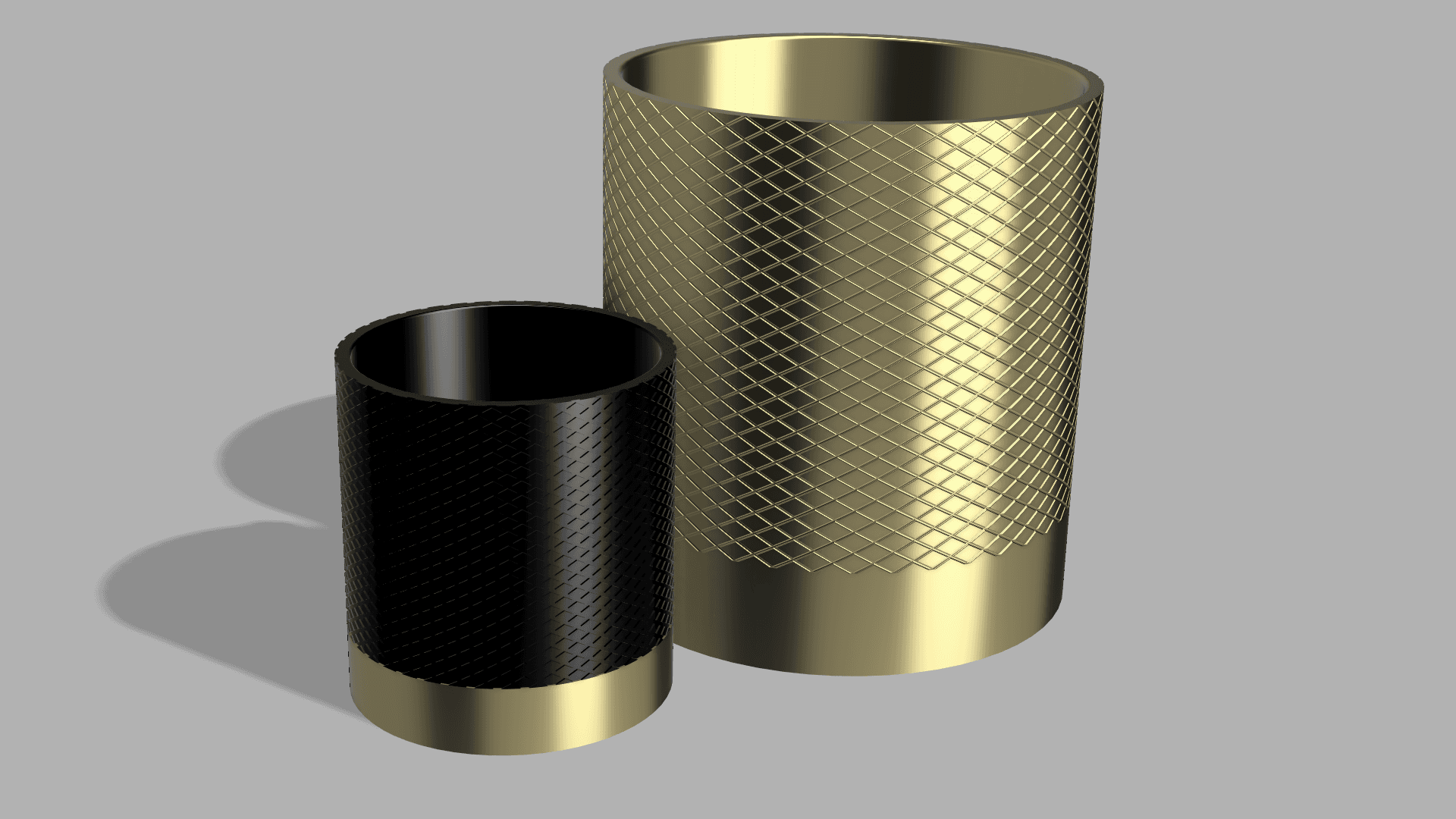 Cross Stich Vase / Planter 3d model