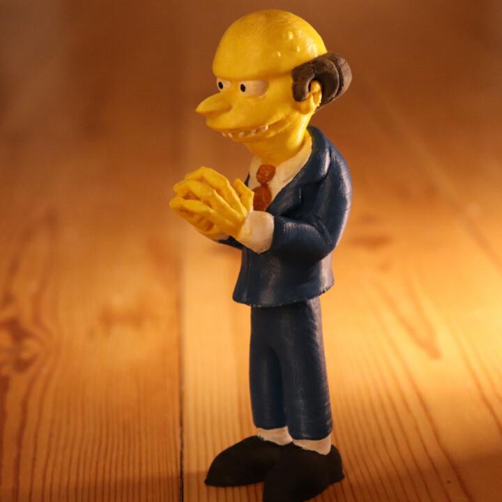 Mr. Burns form Simpsons 3d model