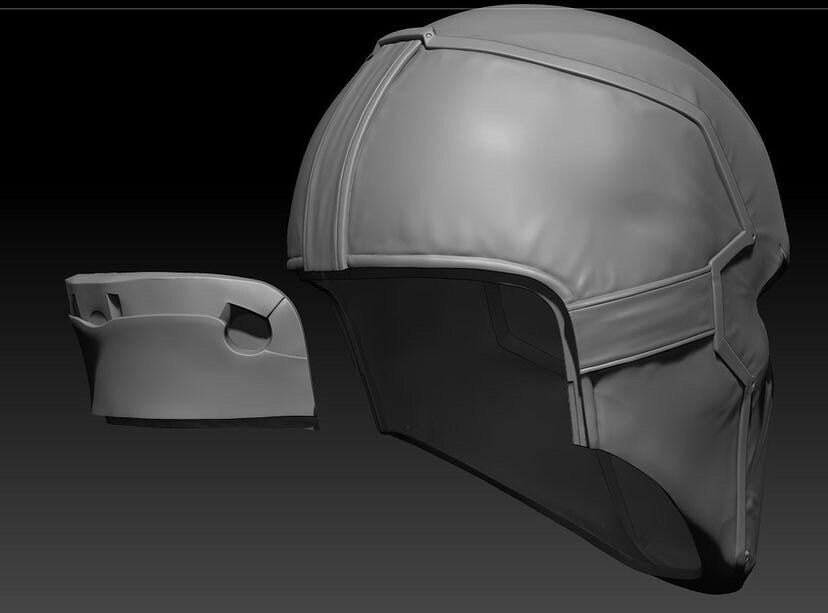 Gotham Knights Red Hood Mask Stl 3d file 3d model