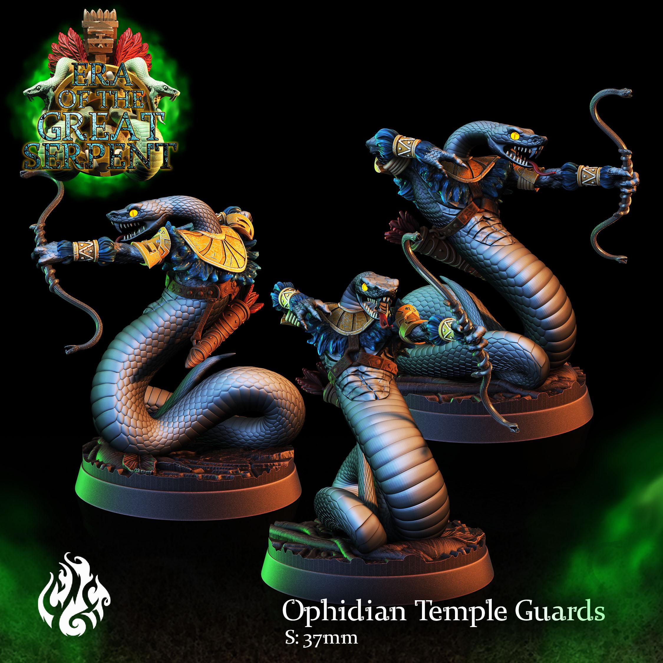 Ophidian Temple Guards 3d model
