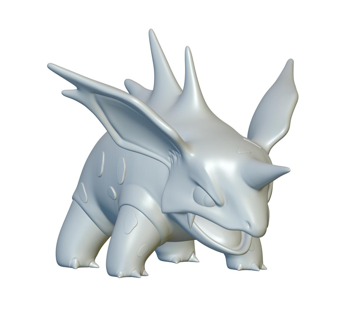 Pokemon Nidorino #33 - Optimized for 3D Printing 3d model