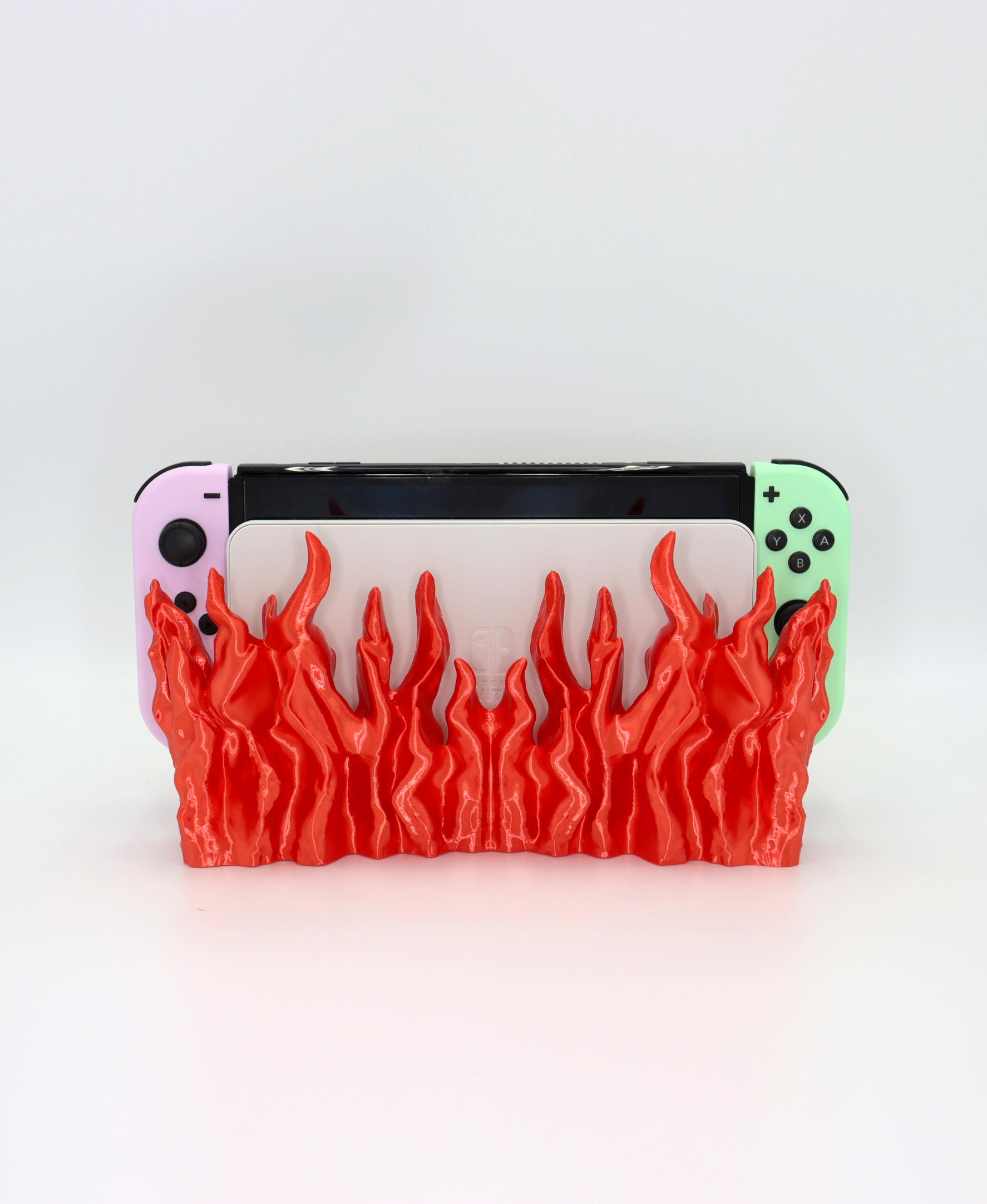 Flame Nintendo switch dock 3d model