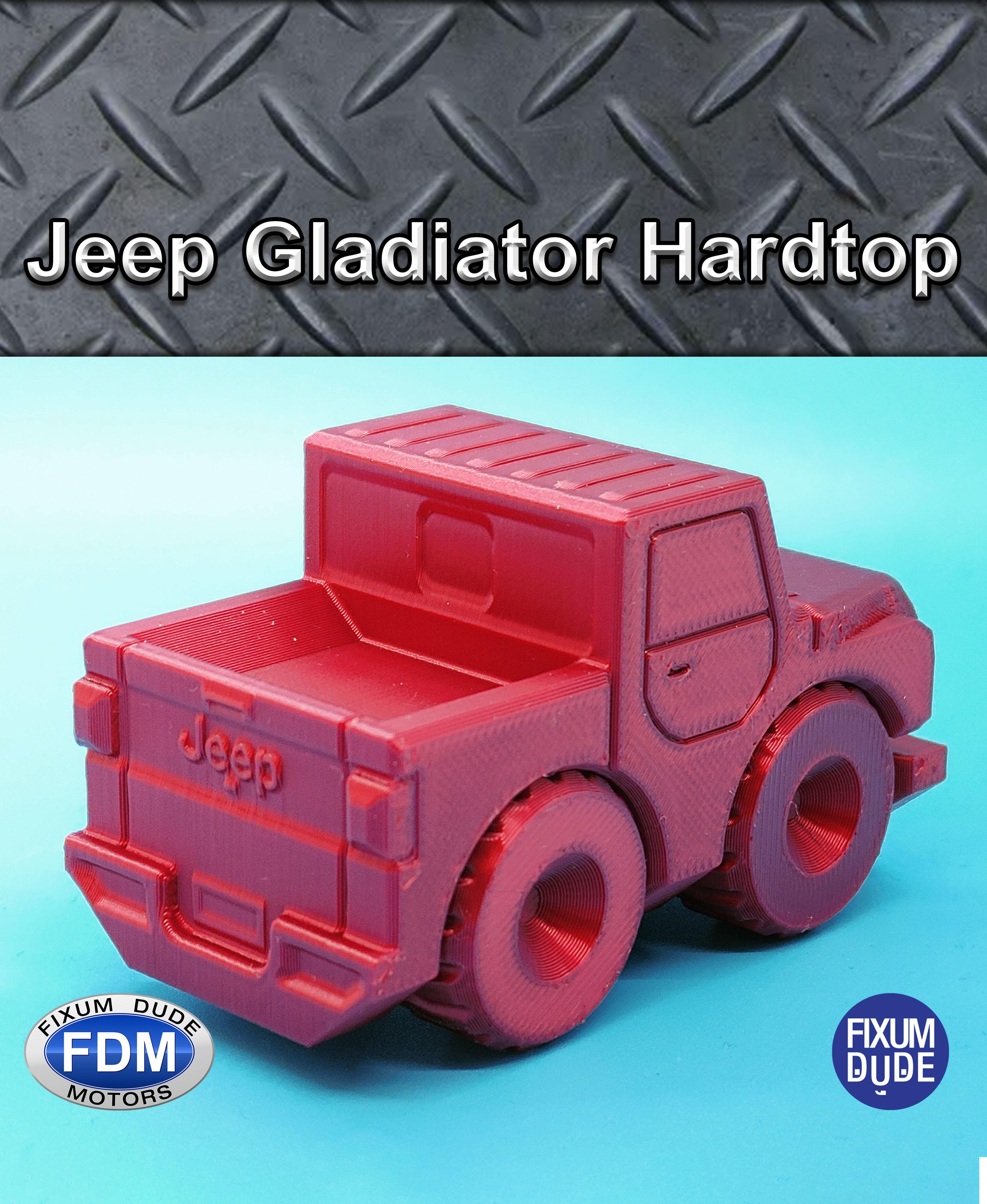 Fixum Dude Motors PiP Jeep Gladiator Hardtop 3d model