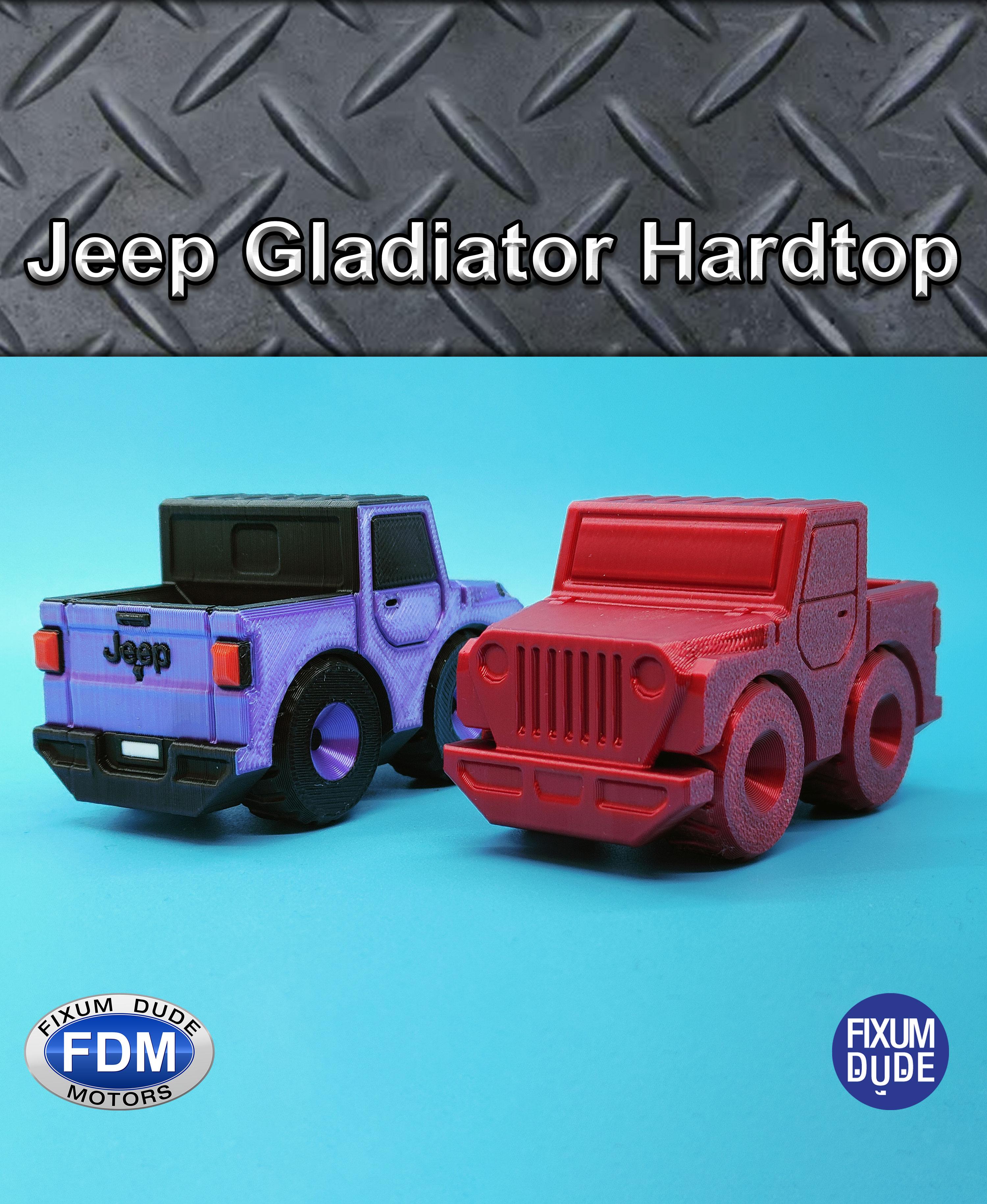 Fixum Dude Motors PiP Jeep Gladiator Hardtop 3d model