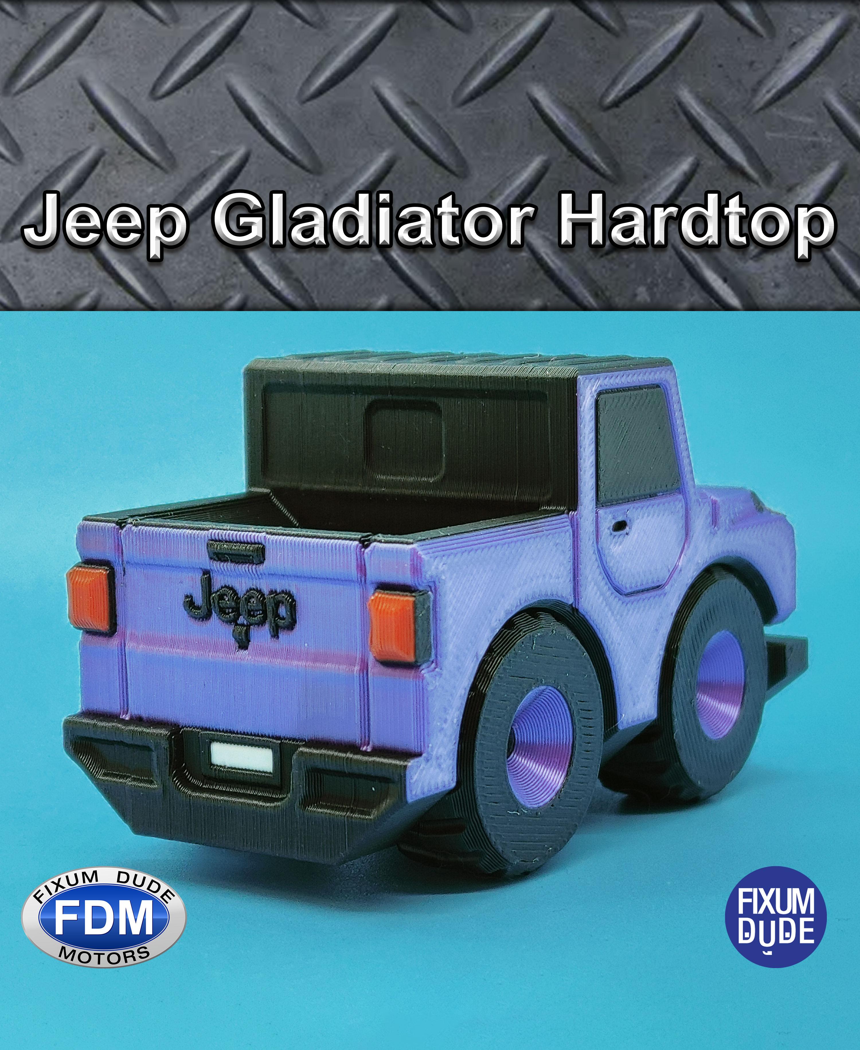 Fixum Dude Motors PiP Jeep Gladiator Hardtop 3d model