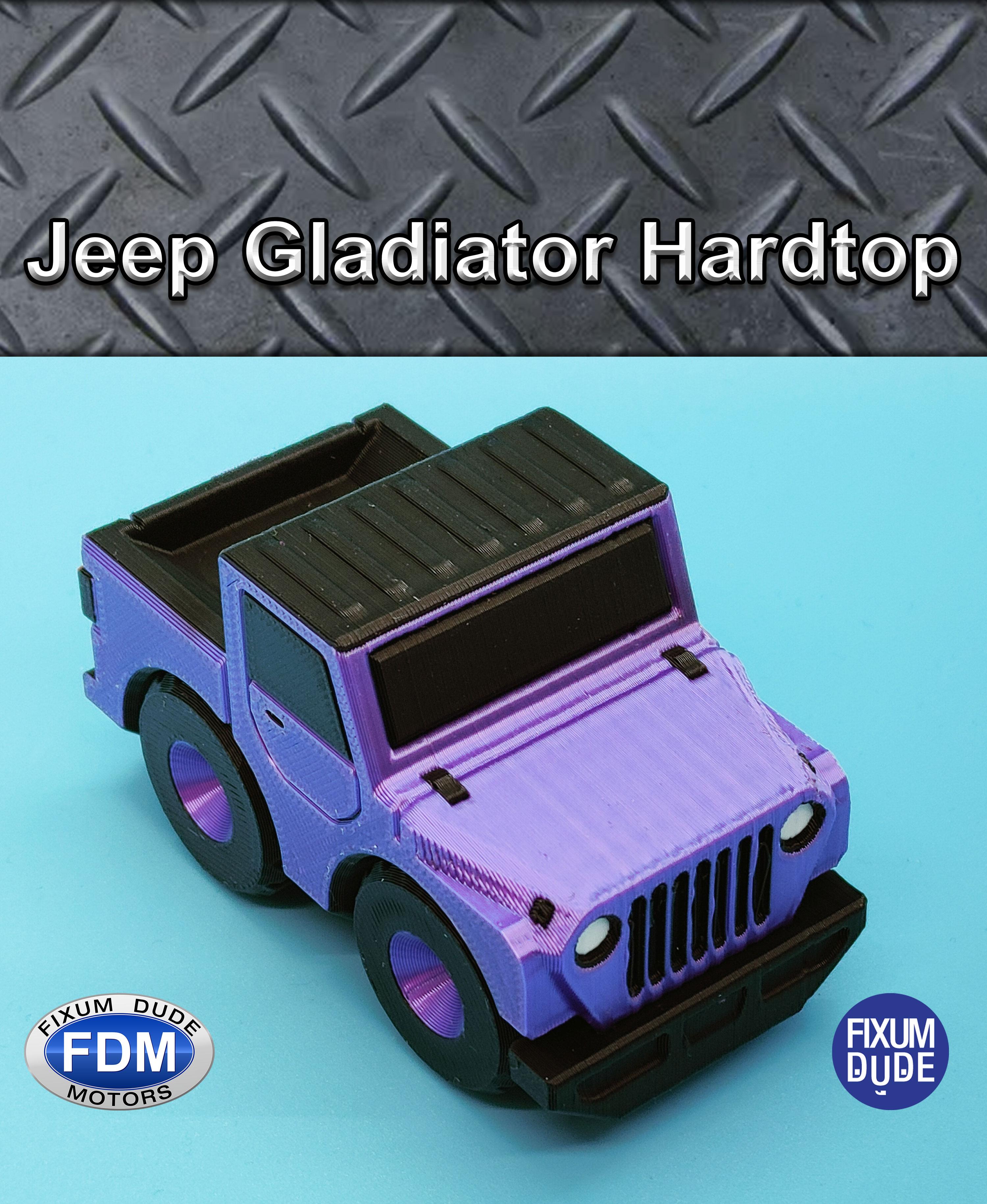 Fixum Dude Motors PiP Jeep Gladiator Hardtop 3d model