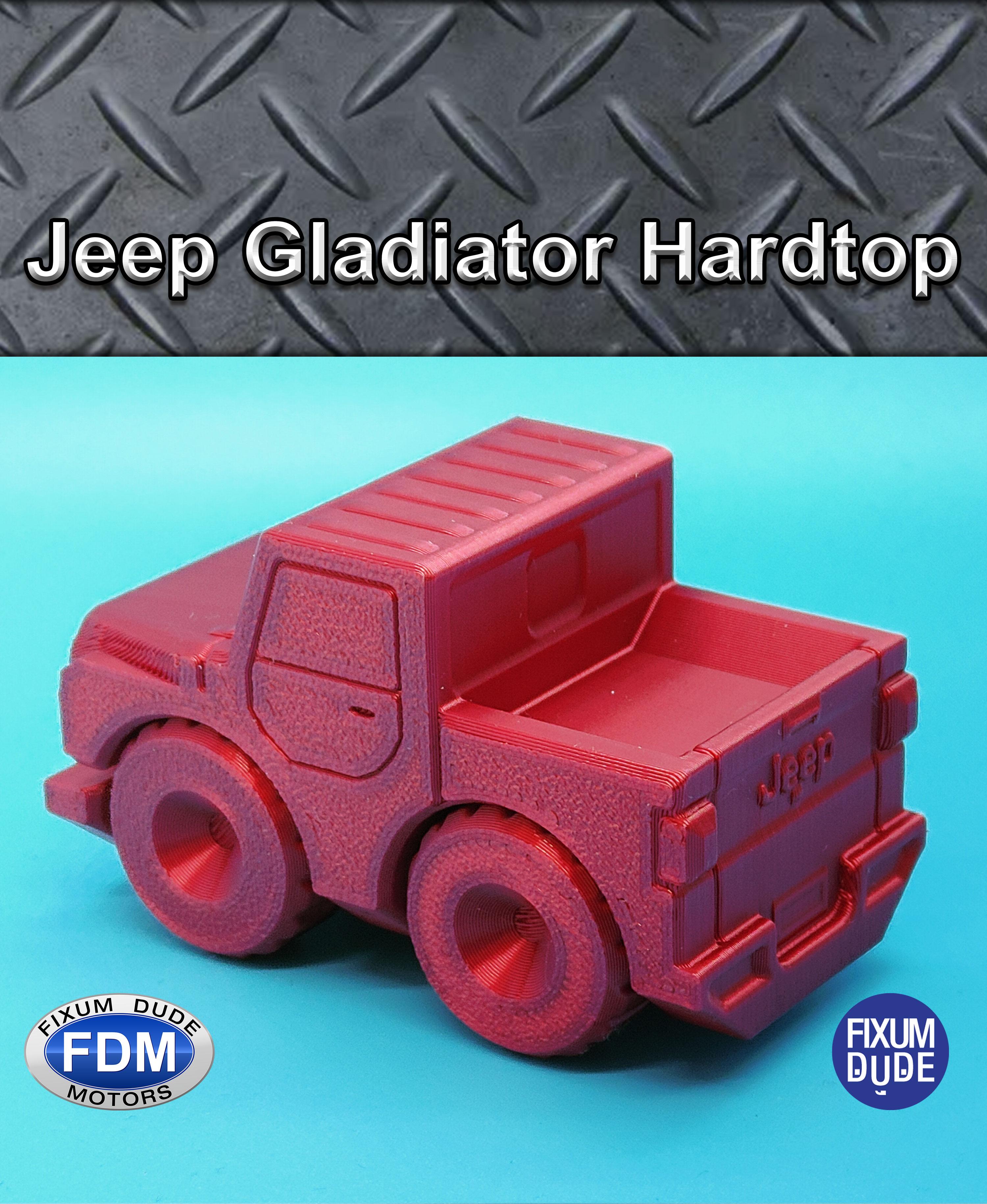 Fixum Dude Motors PiP Jeep Gladiator Hardtop 3d model