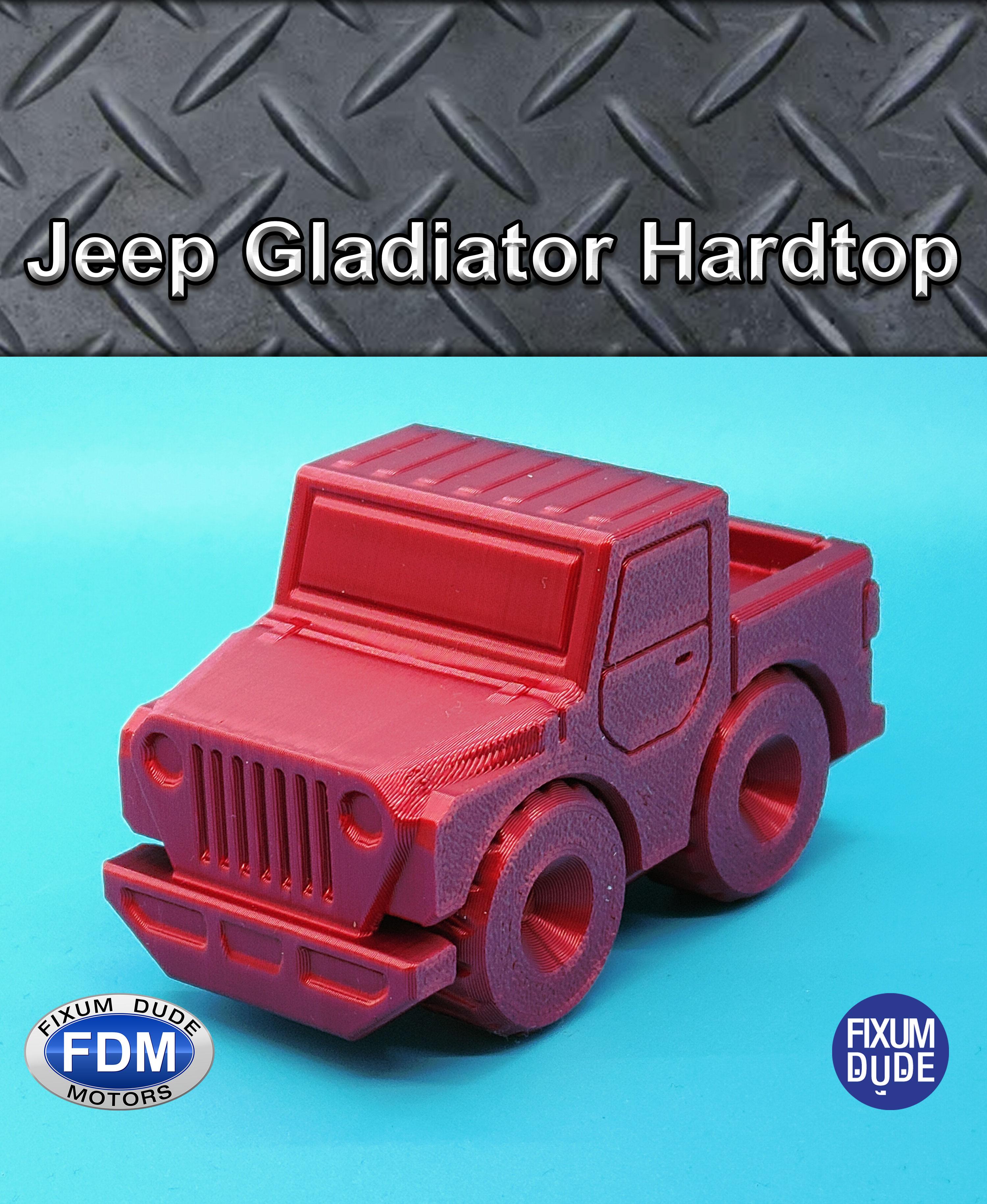 Fixum Dude Motors PiP Jeep Gladiator Hardtop 3d model