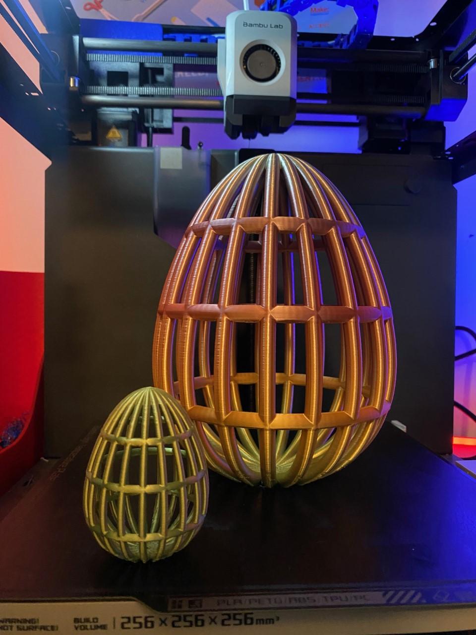 Easter Egg Cage - decoration 3d model