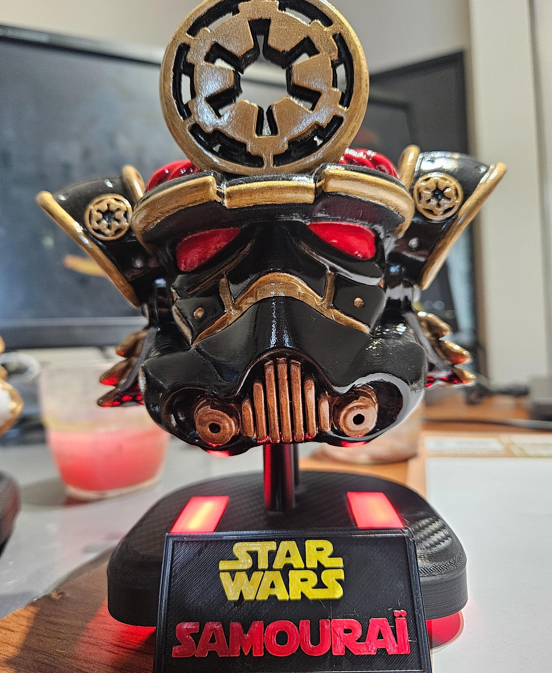 Samurai Stormtrooper helmet  3d model