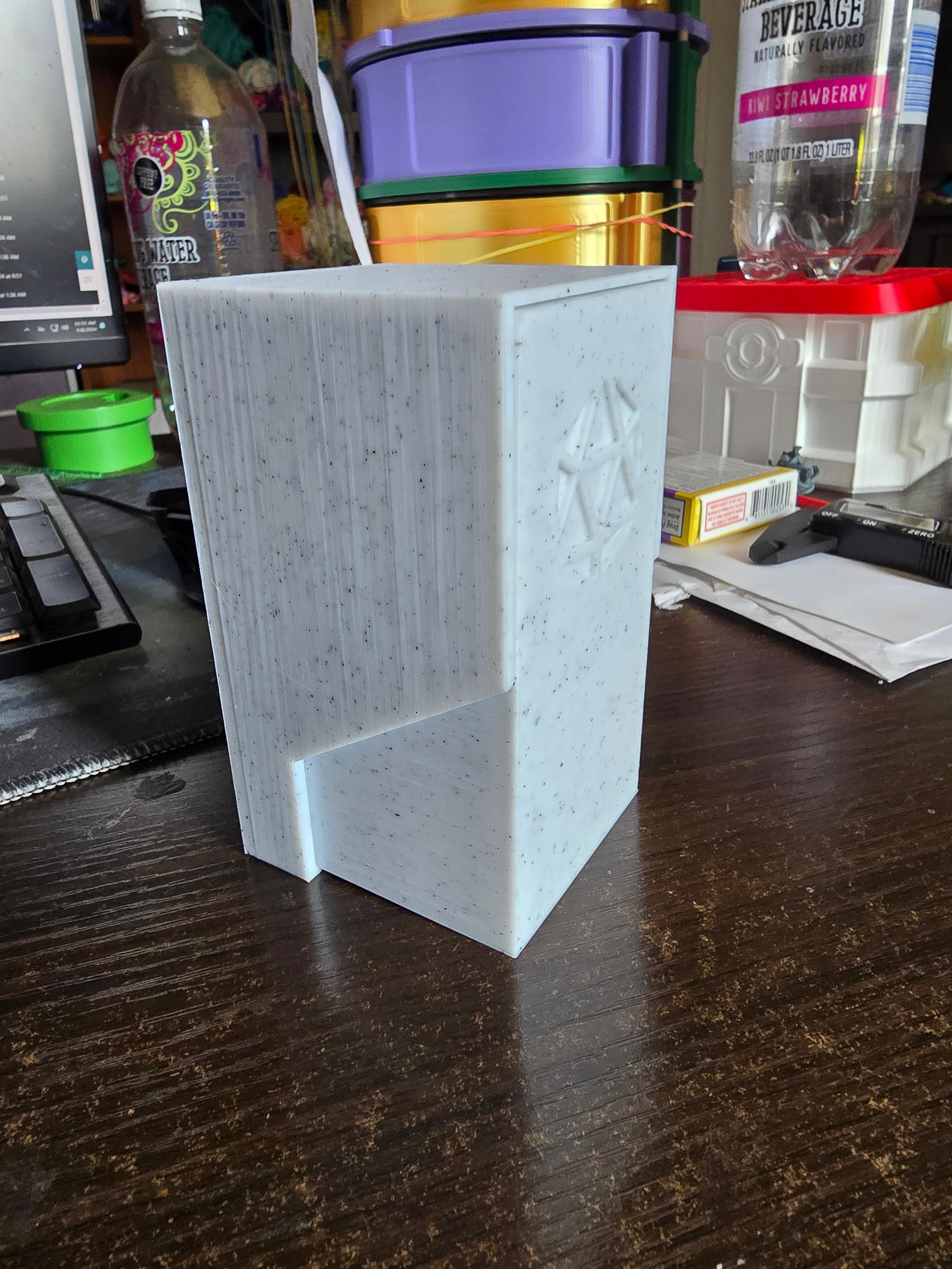 Simple Dice Tower with Cover Tray 3d model