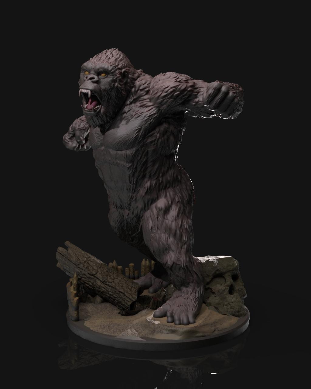 Kong Statue 3d model