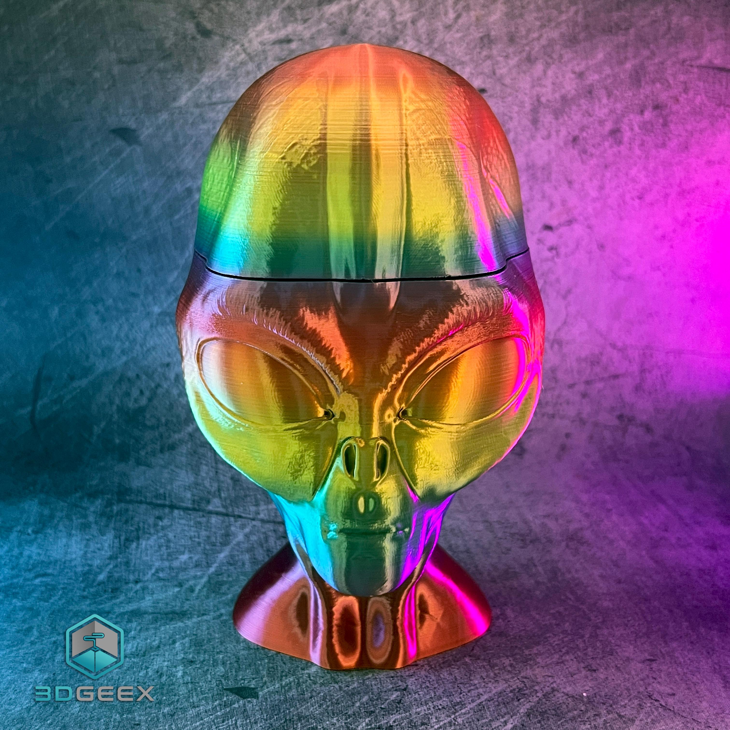 Alien Head Secret Storage / Vase 3d model