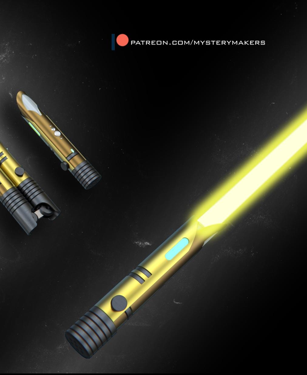 Jedi Temple Guard lightsaber  3d model