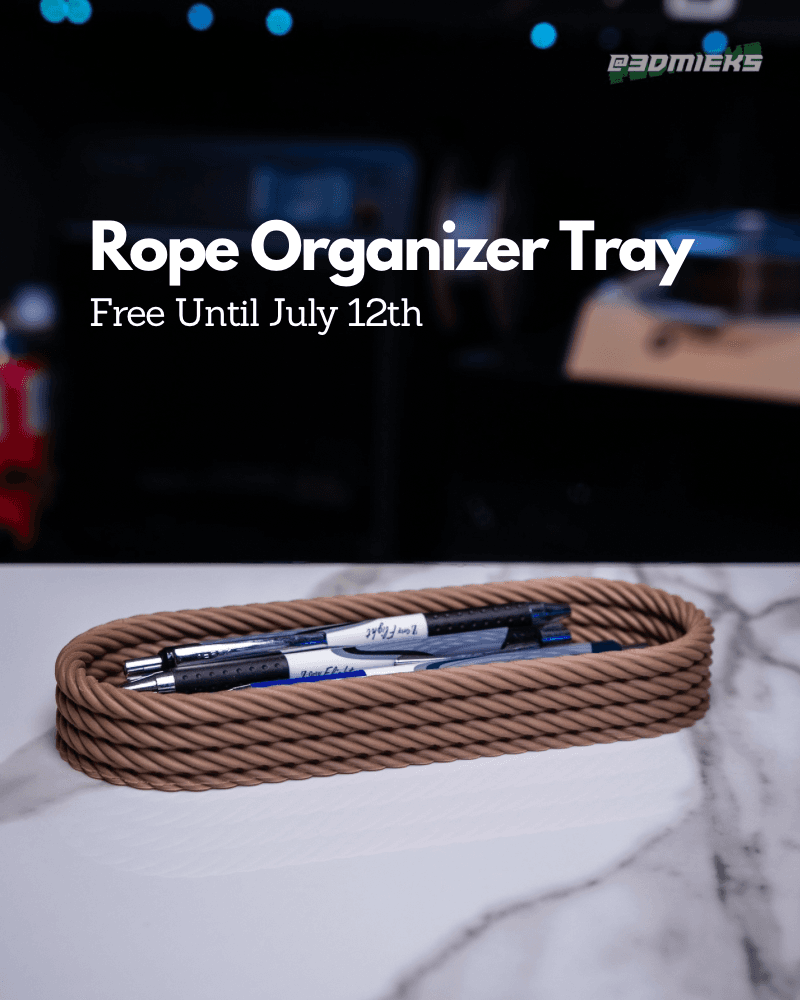 Rope Series | Tabletop Tray Organizer 3d model