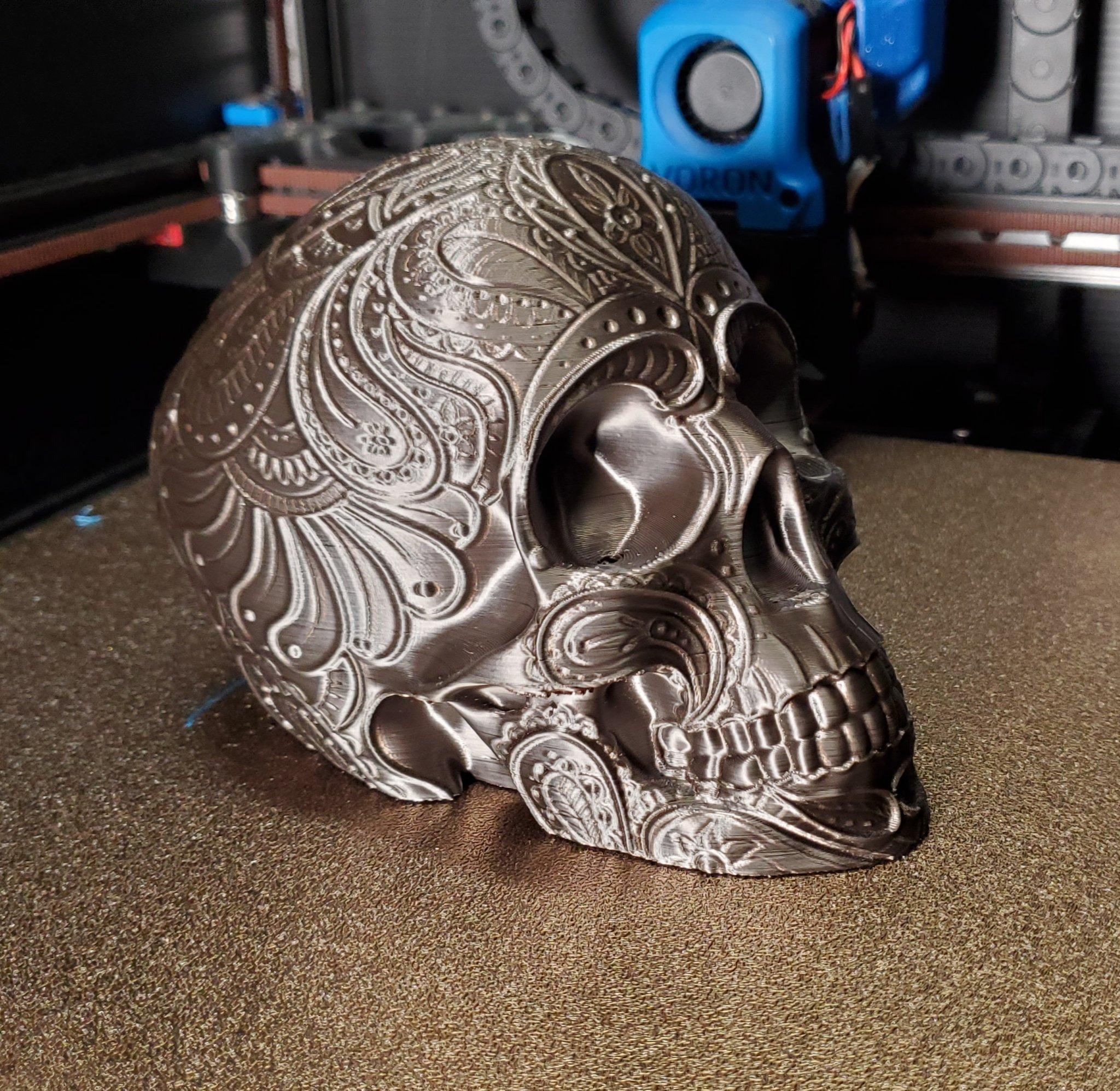 Paisley Skull  3d model
